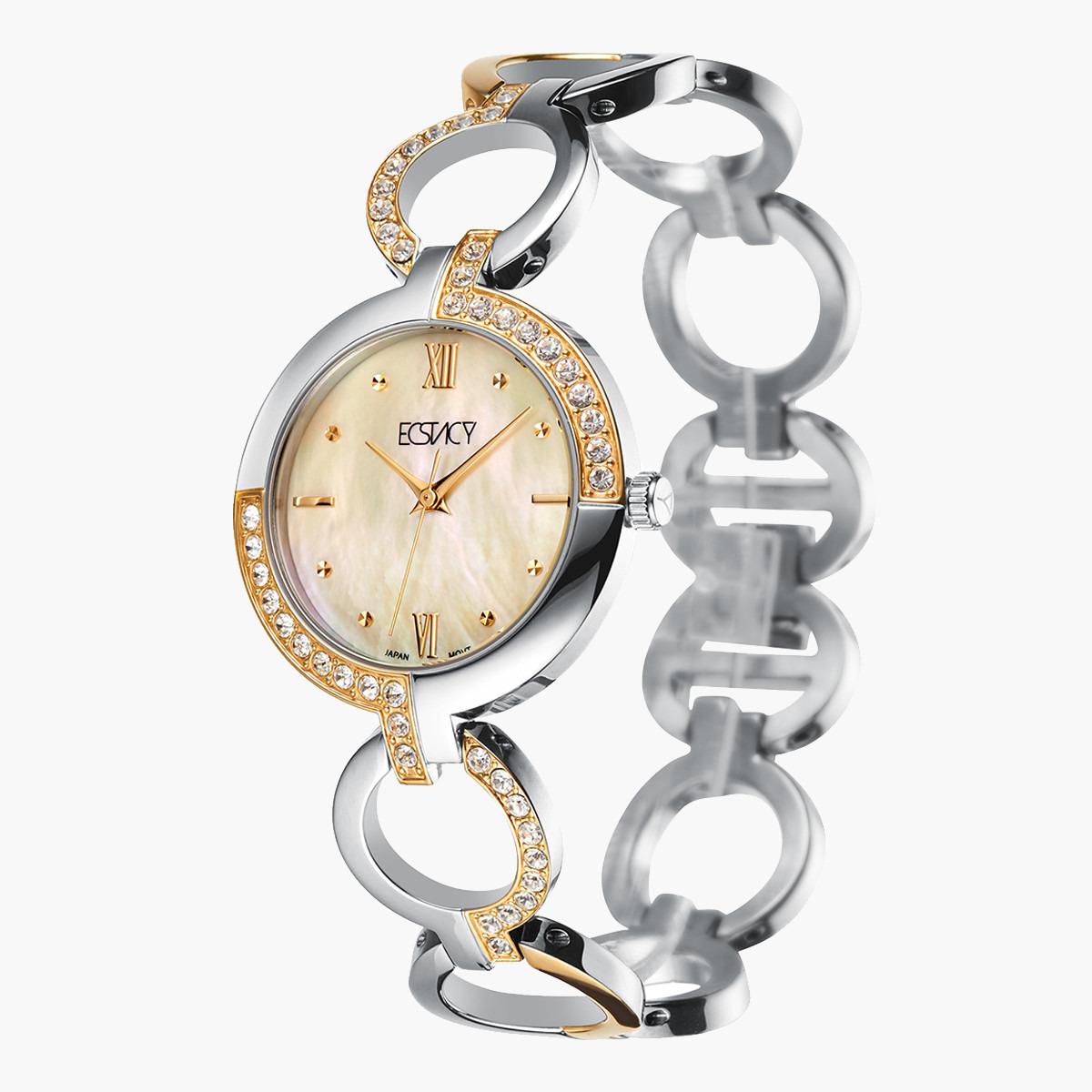 ساعة يد تناظريّة بقرص أصفر للنساء من اكستازي E20501-TBTMC-women-watchesandjewellery-watches-image-2