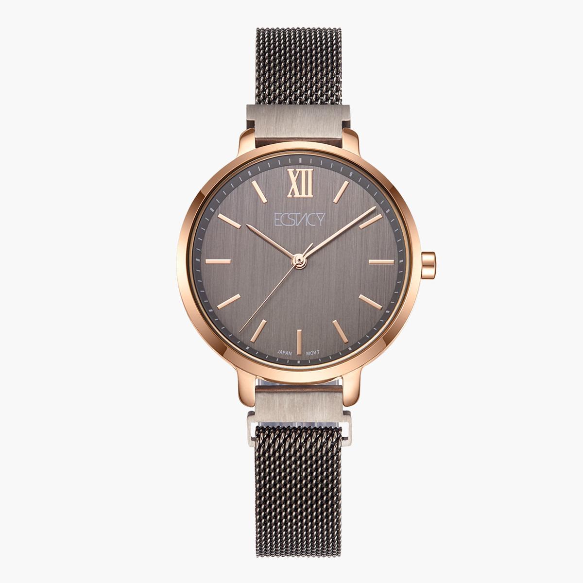ساعة يد تناظريّة بقرص رمادي للنساء من اكستازي E8518-RMXX-women-watchesandjewellery-watches-image-1