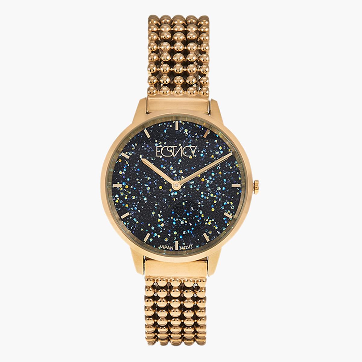 ساعة يد تناظريّة بقرص أزرق للنساء من اكستازي E9505-GBGX-women-watchesandjewellery-watches-image-1