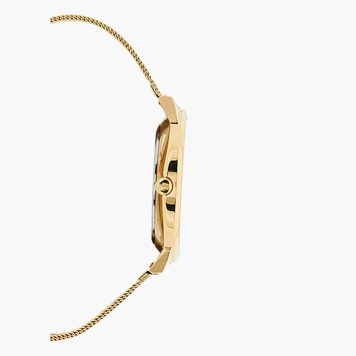 ساعة تناظرية بقرص أوف وايت للنساء من اكستازي - E9510-GMGM-women-watchesandjewellery-watches-image-2