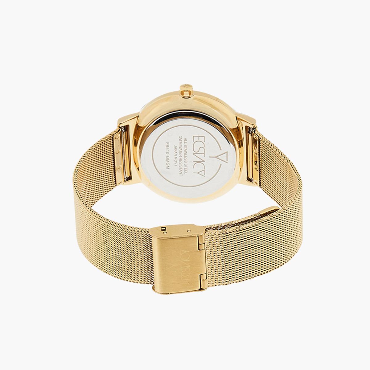 ساعة تناظرية بقرص أوف وايت للنساء من اكستازي - E9510-GMGM-women-watchesandjewellery-watches-image-3