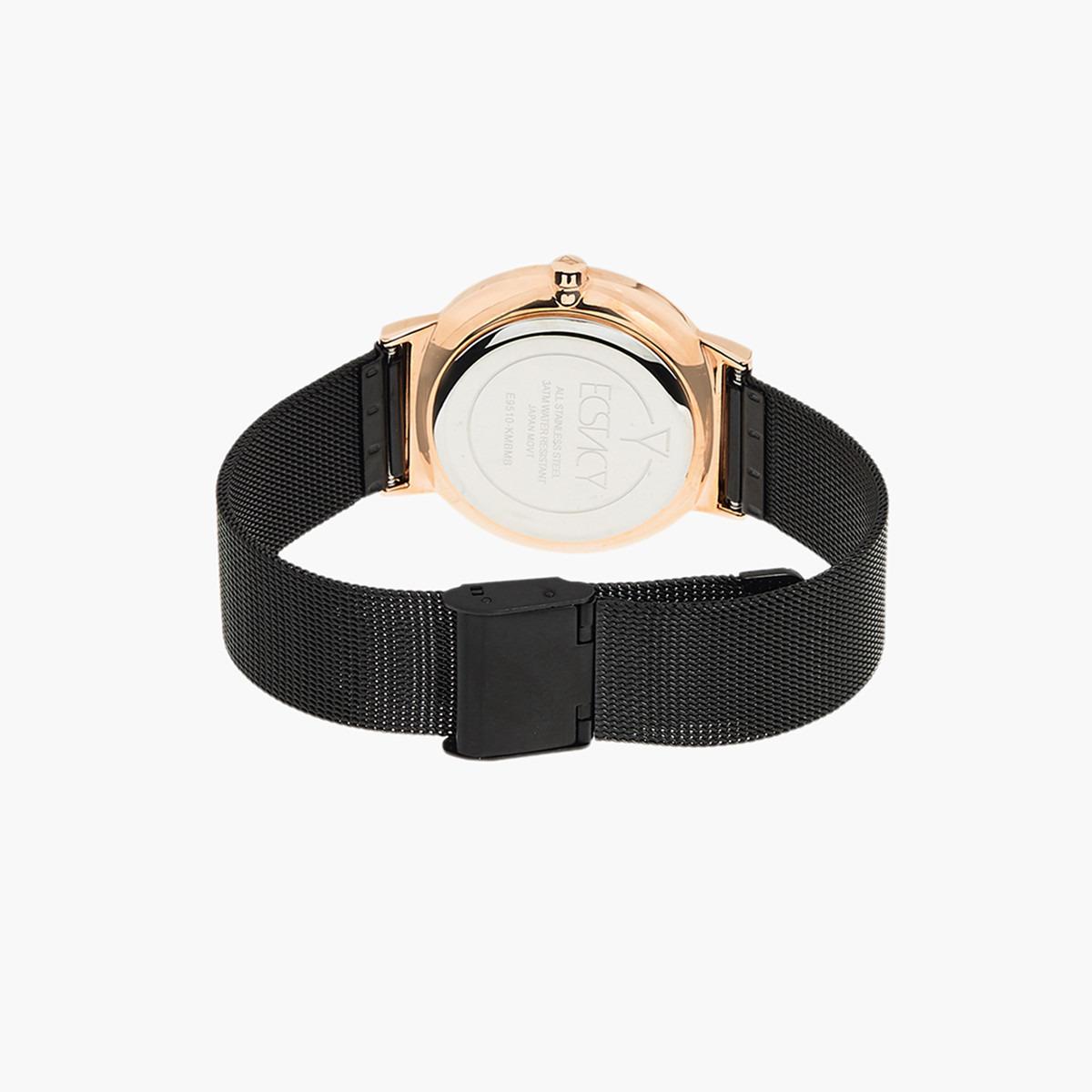 ساعة يد تناظريّة بقرص رمادي للنساء من اكستازي E9510-KMBMB-women-watchesandjewellery-watches-image-3