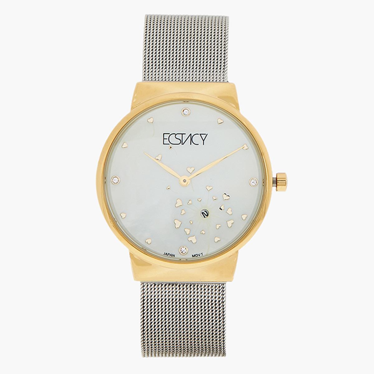 ساعة يد تناظريّة بقرص أبيض للنساء من اكستازي E9510-TMTM-women-watchesandjewellery-watches-image-1