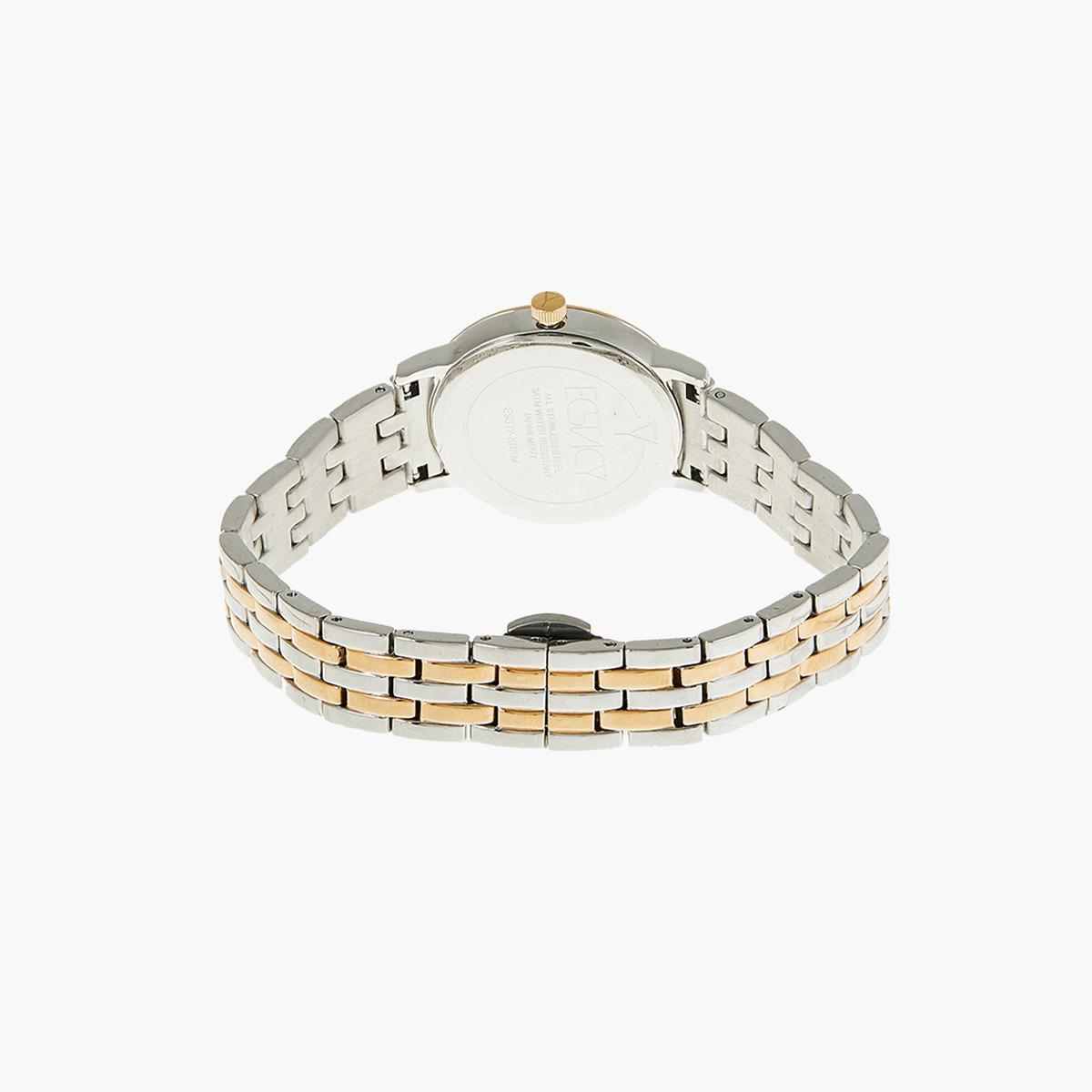 ساعة يد تناظريّة بقرص أبيض للنساء من اكستازي E9512-TBTM-women-watchesandjewellery-watches-image-3