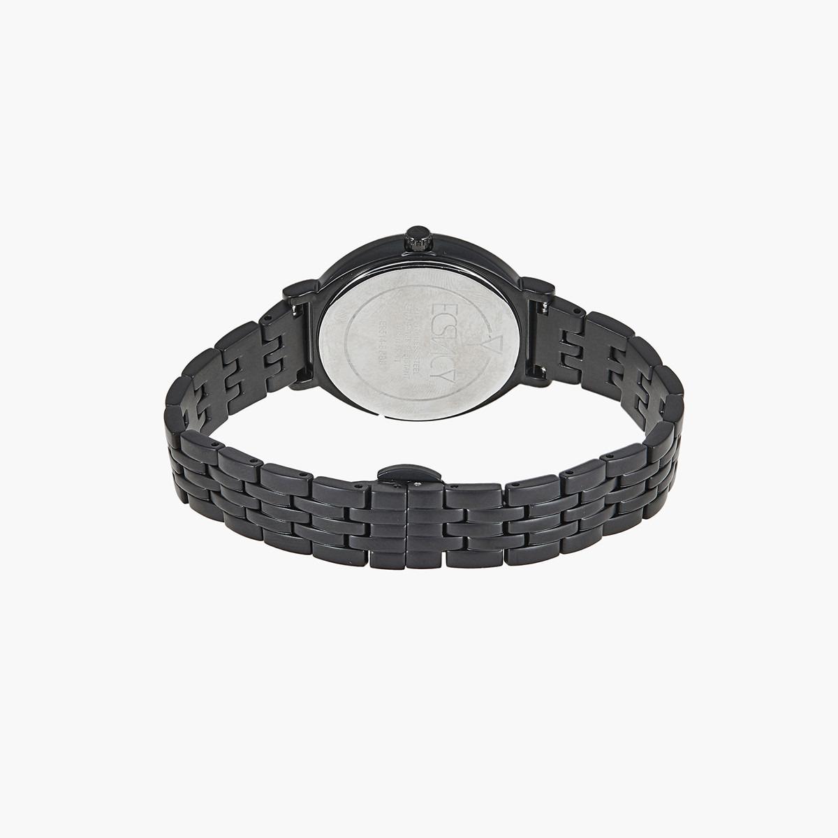 ساعة يد تناظريّة بقرص أسود للنساء من اكستازي - E9514-BBBB-women-watchesandjewellery-watches-image-3