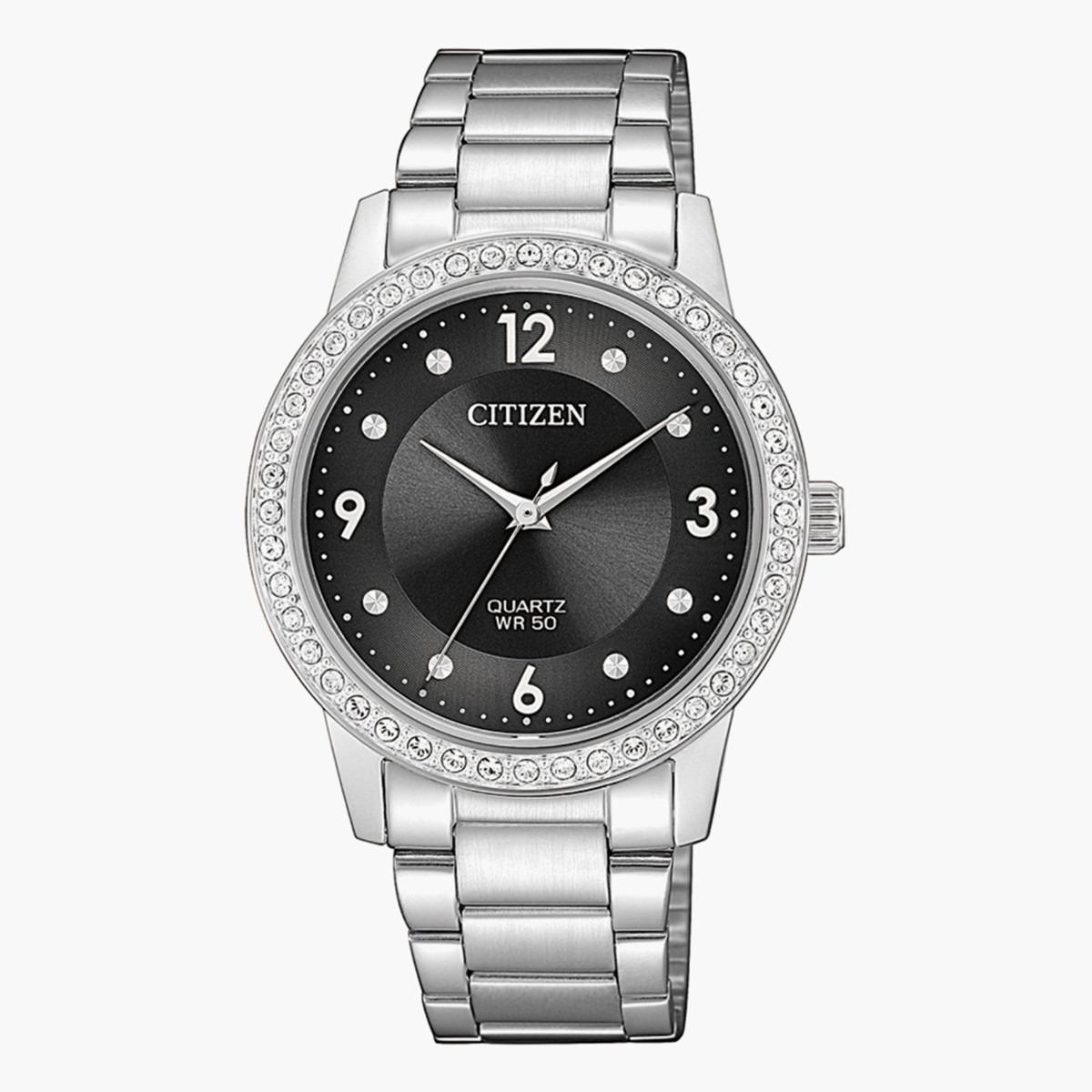 Citizen Women's Silver Analog Metal  Strap Watch EL 3090 81H-women-watchesandjewellery-watches-image-1