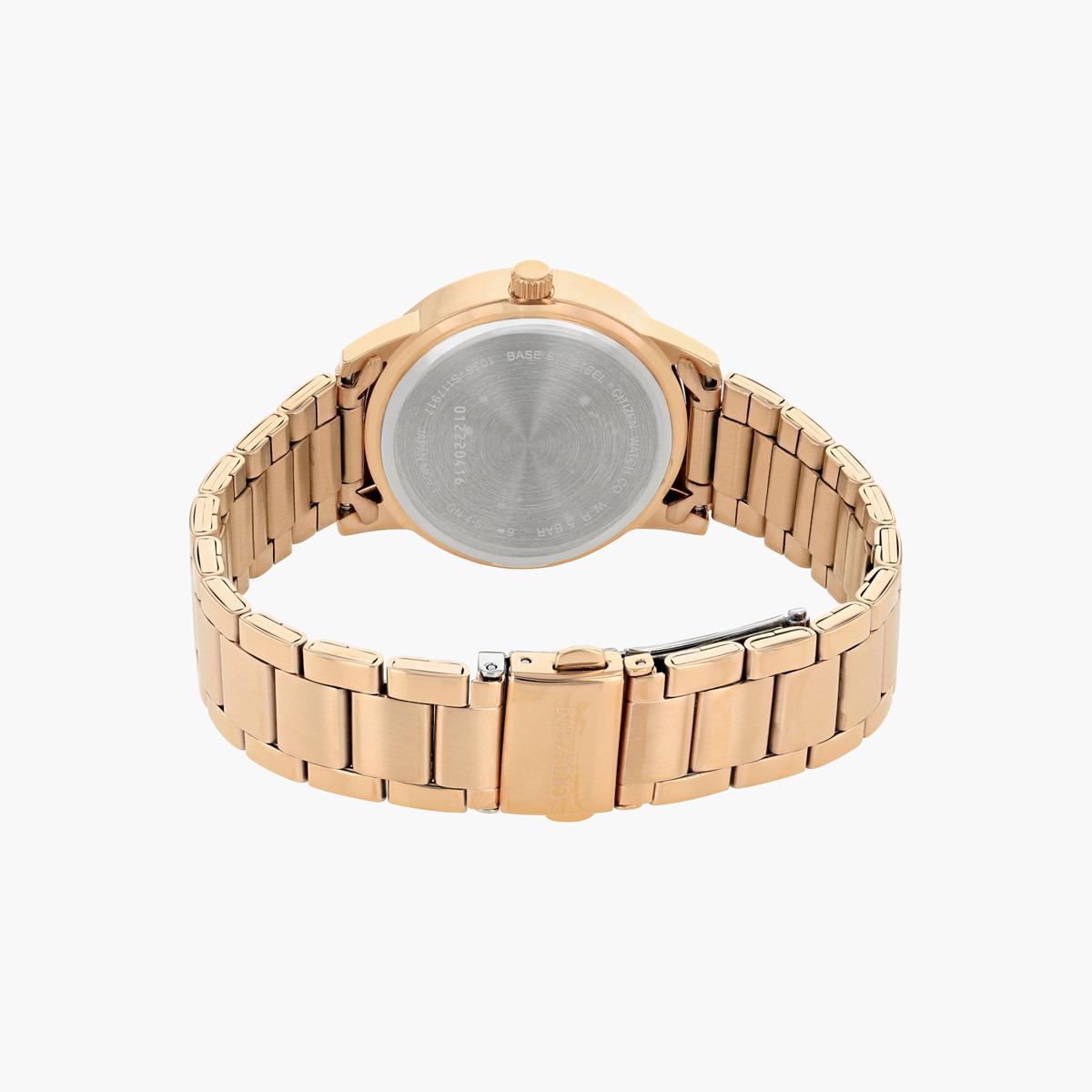Citizen Women's Rose Gold Analog Metal Strap Watch EL3093 83A-women-watchesandjewellery-watches-image-2