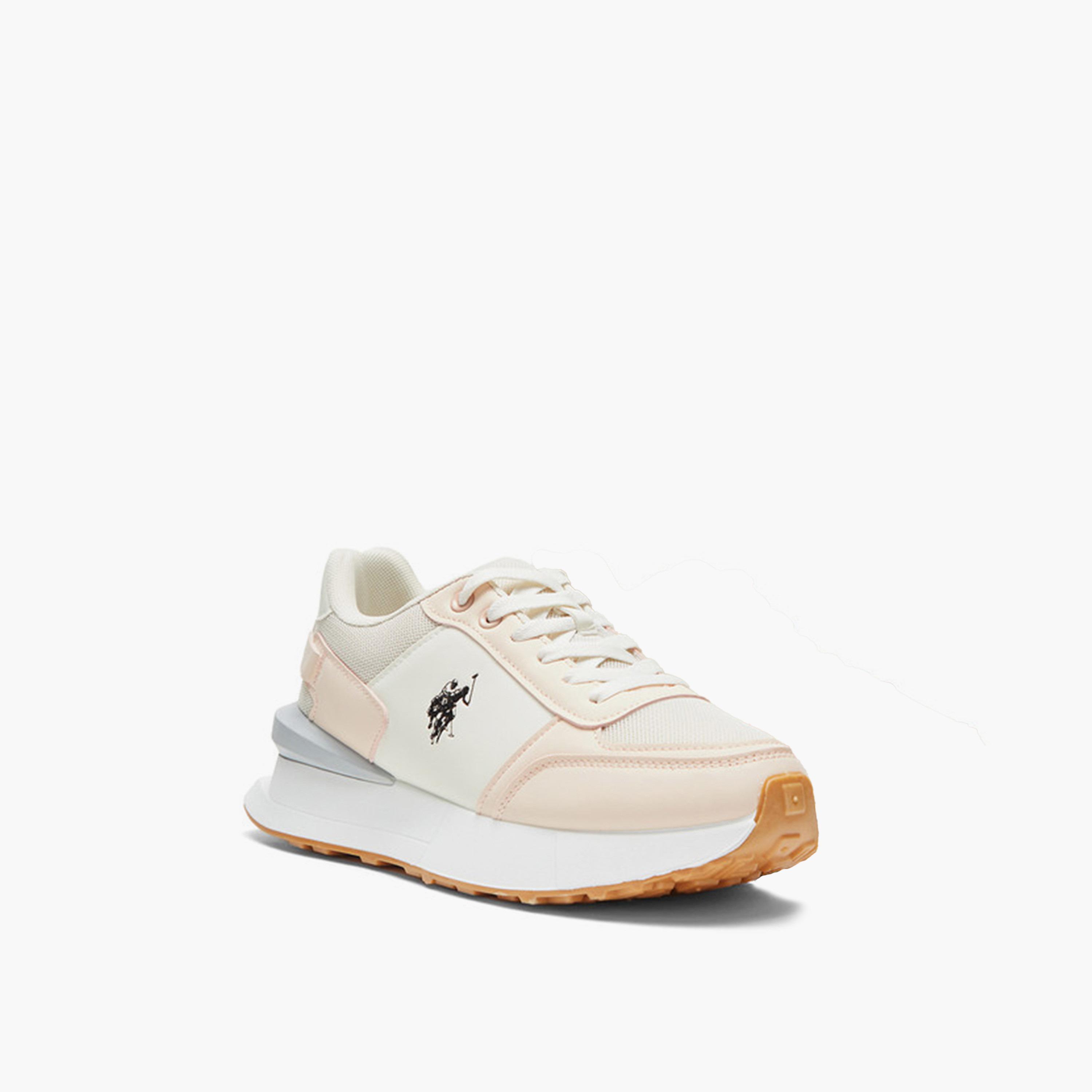 U.S. Polo Assn Women's Lace-Up Low Ankle Sneakers | ELOM-GLB-5FX-women-shoes-sneakers-image-1