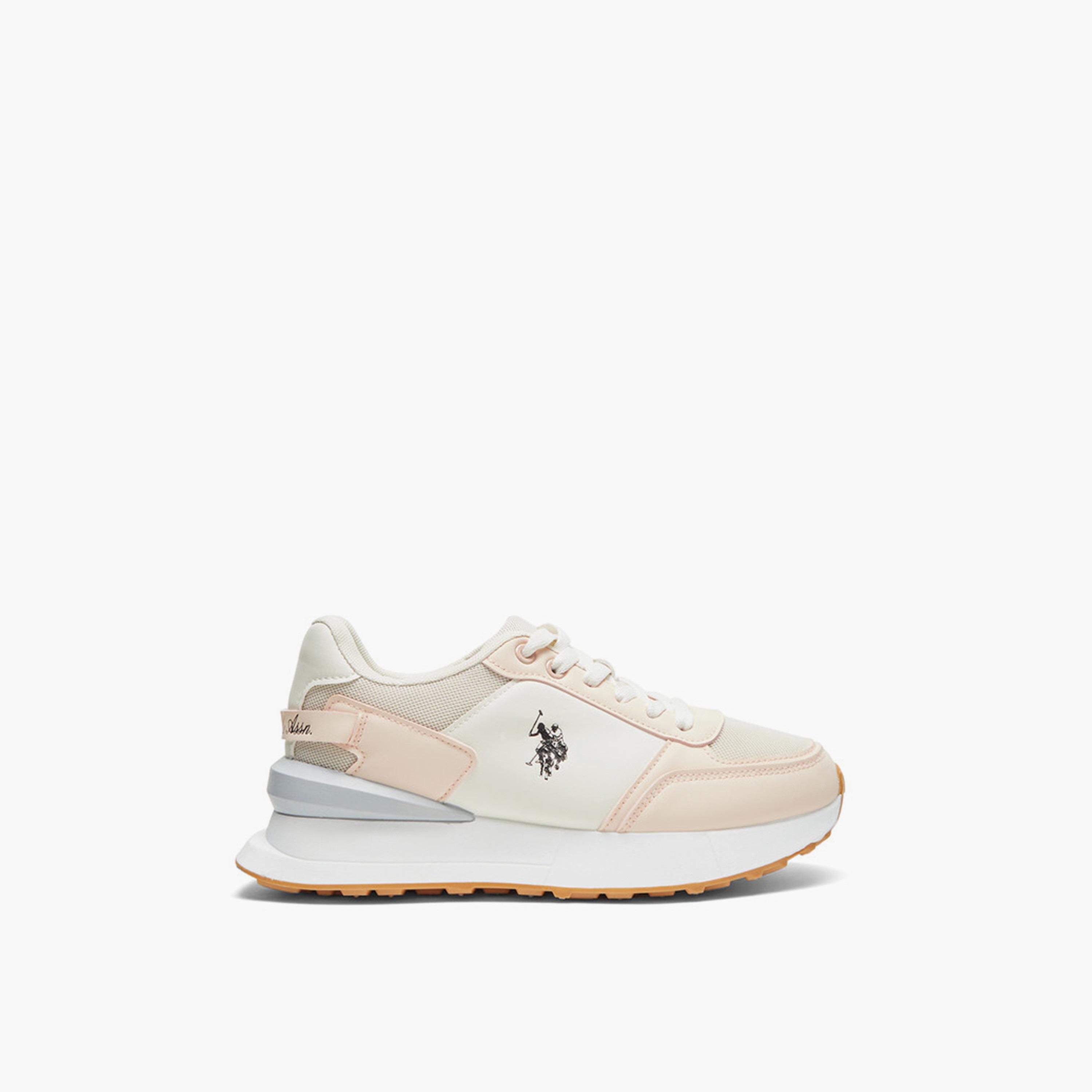 U.S. Polo Assn Women's Lace-Up Low Ankle Sneakers | ELOM-GLB-5FX-women-shoes-sneakers-image-3