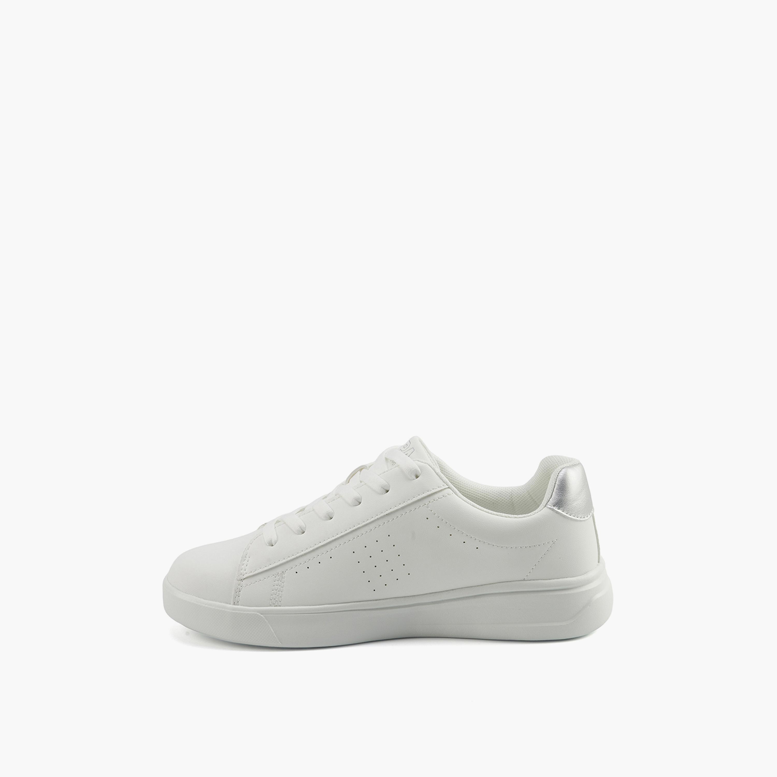 يو إس بولو أسوسييشن. - حذاء رياضي نسائي مسطح برباط بكاحل منخفض | ELONA_GLB_5PR_WOMEN_OD-women-shoes-sneakers-image-2