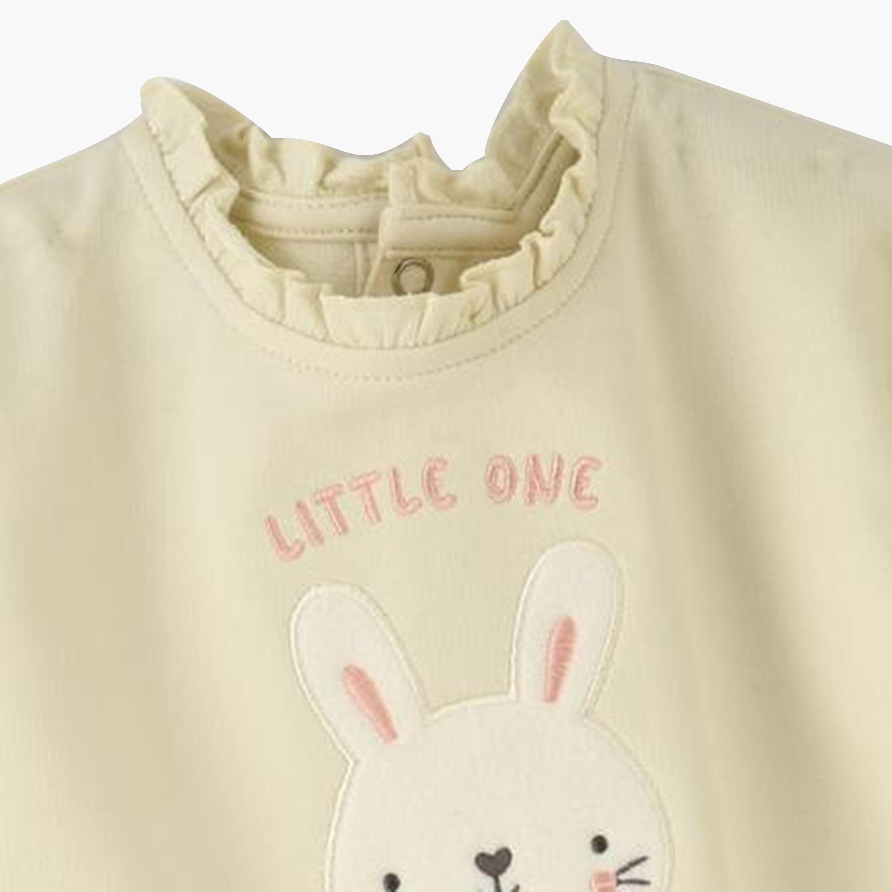 UniqKidz 2-Piece Cotton Embroidered Top & Pyjama Set-baby-girls-clothing-setsandcoords-image-4
