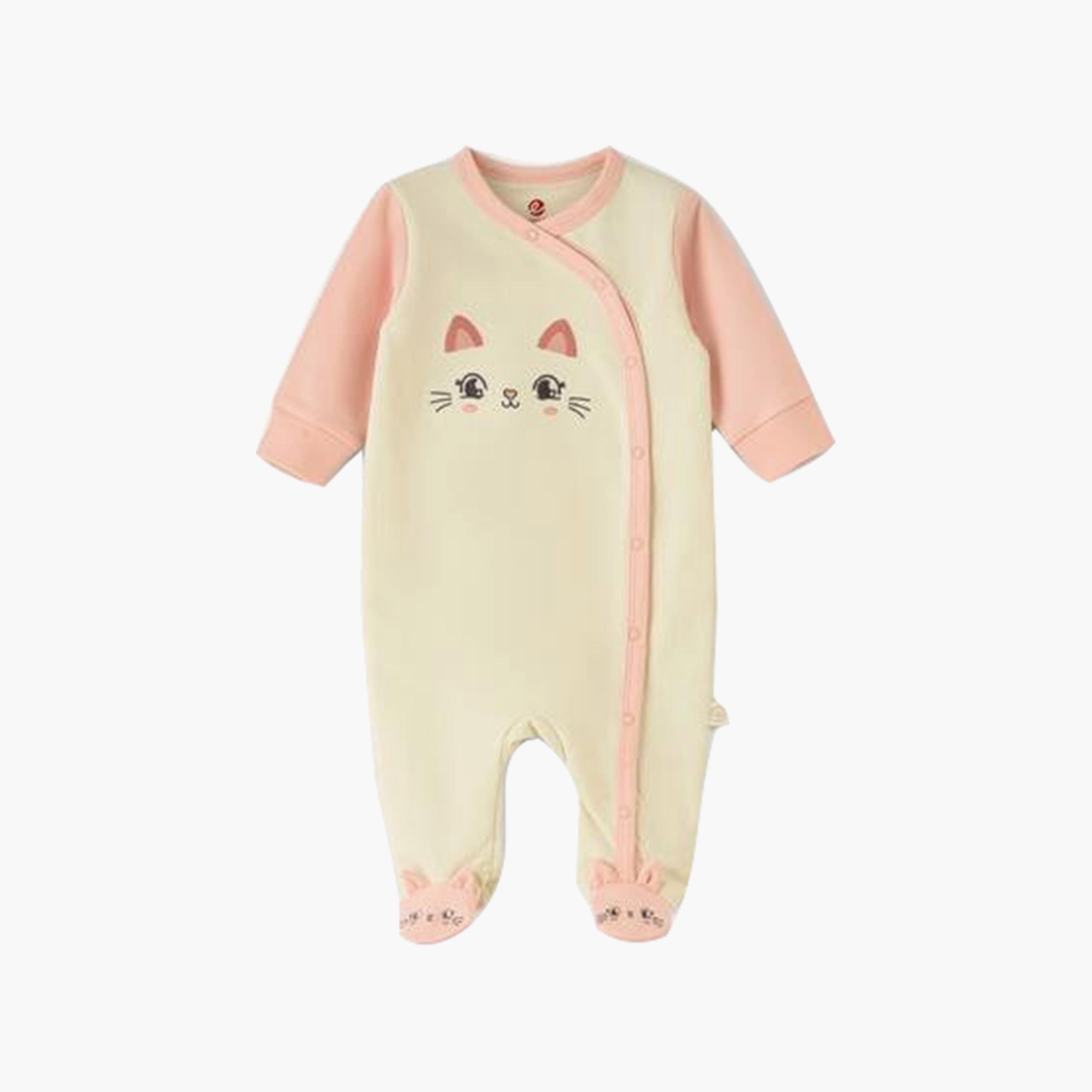 UniqKidz Cotton Comfort Sleepsuit-baby-girls-clothing-nightwear-sleepsuits-image-1