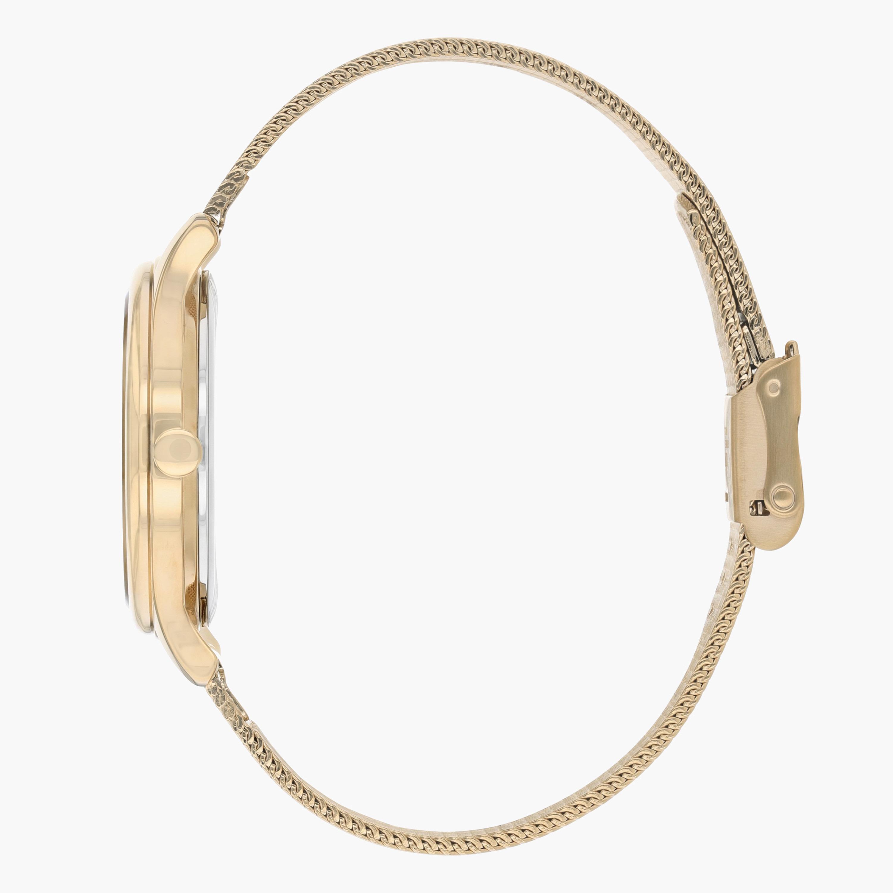 ساعة تناظرية وردية ذهبية إيكو درايف بحزام معدني للنساء من سيتيزن - EM050383X-women-watchesandjewellery-watches-image-3