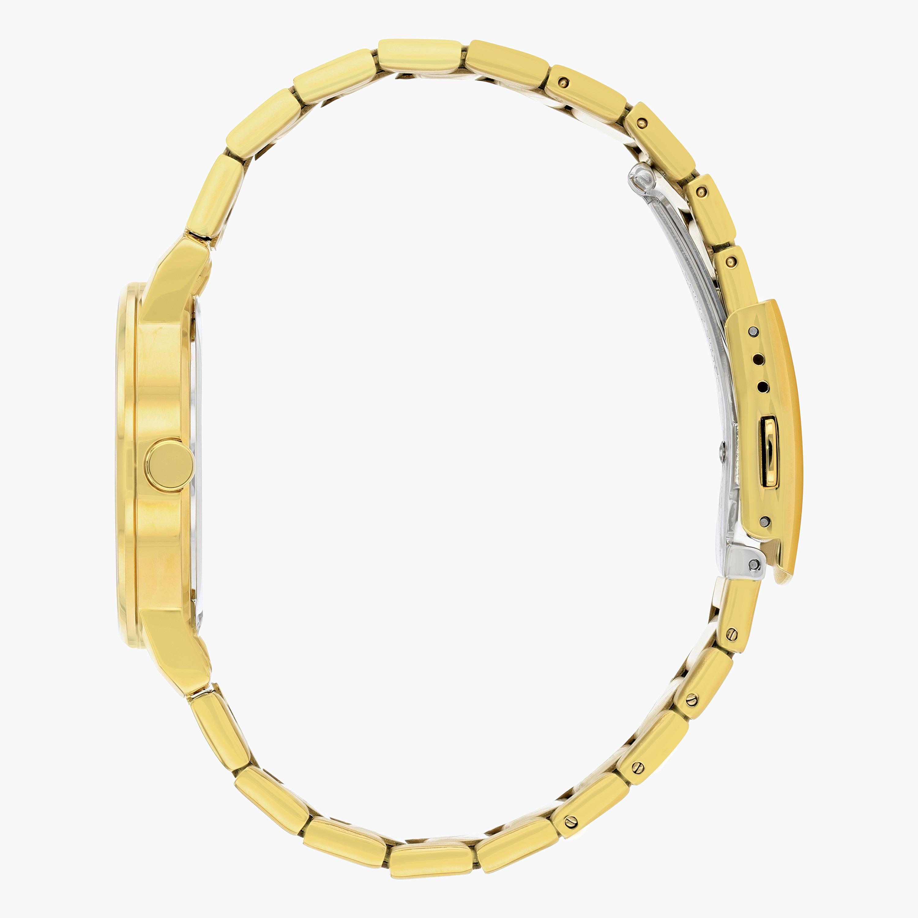 ساعة تناظرية ذهبية كوارتز بحزام معدني للنساء من سيتيزن - EQ9062 58E-women-watchesandjewellery-watches-image-3