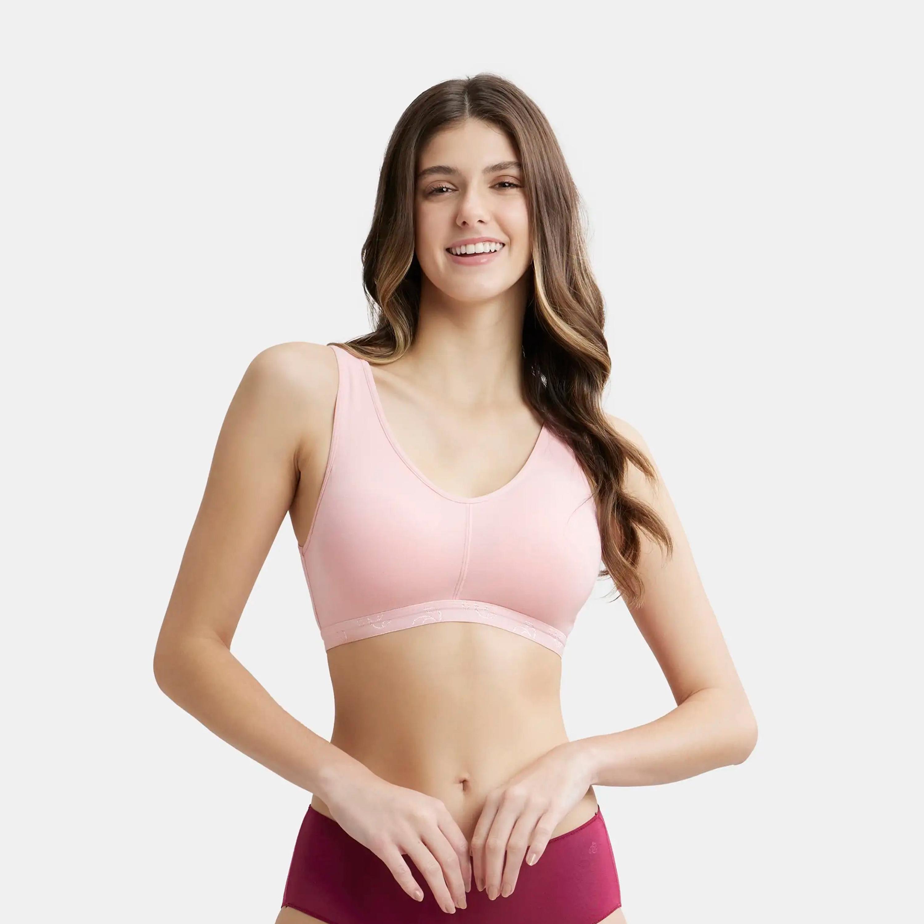 جوكي- حمالة صدر إسينس نسائية حياكة مخفية بدون أسلاك بطانة قابلة للإزالة-women-clothing-lingerie-bras-image-1