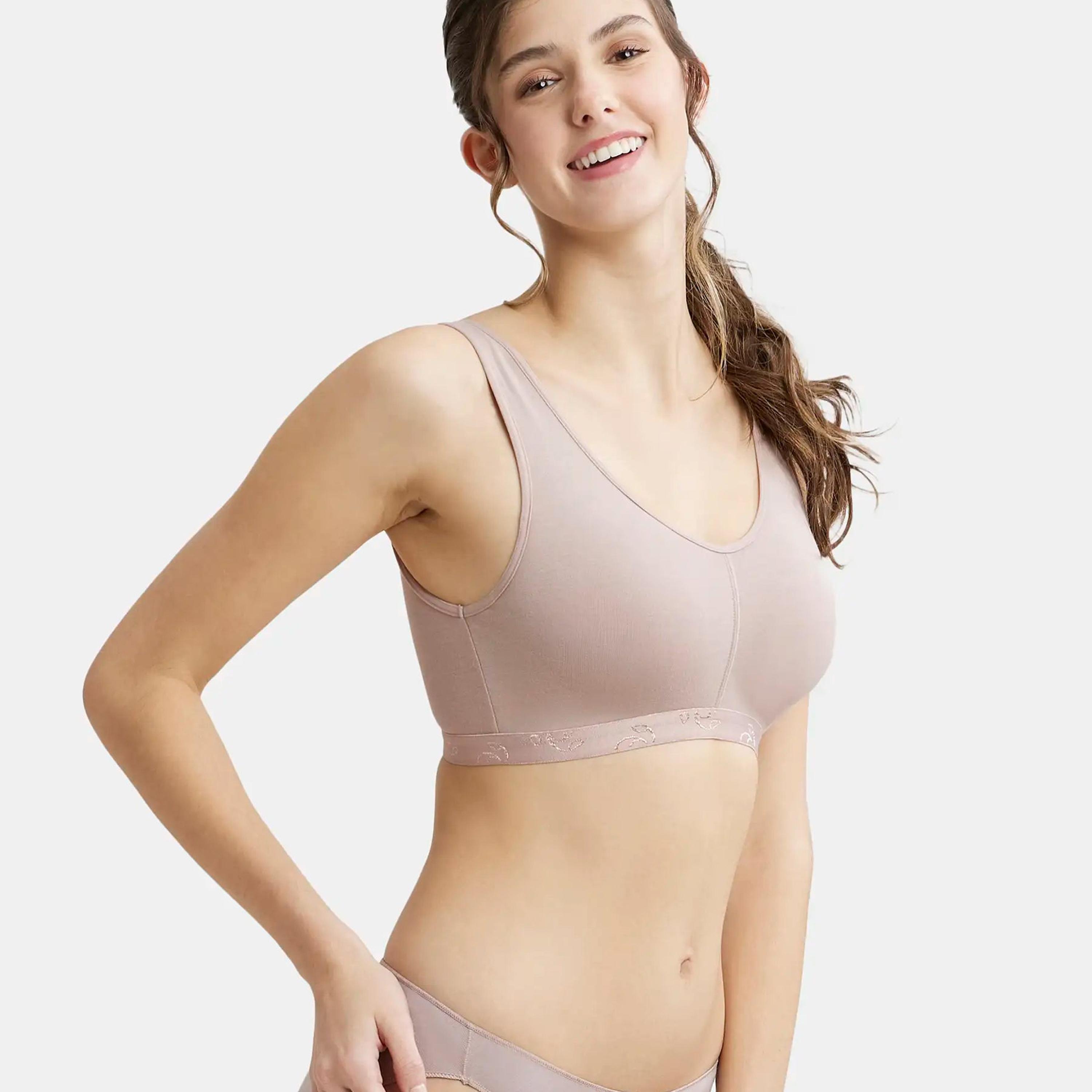 جوكي- حمالة صدر إسينس نسائية حياكة مخفية بدون أسلاك بطانة قابلة للإزالة-women-clothing-lingerie-bras-image-12