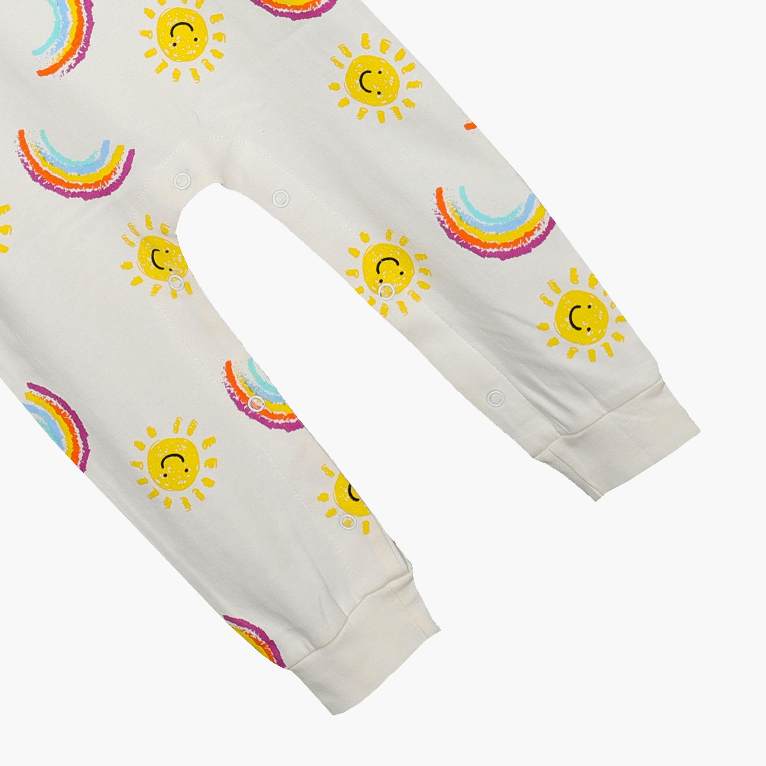 بودي سوت بأكمام طويلة بطبعة كيوت إترنال سمايلز من أيكو-baby-girls-clothing-rompers-image-3