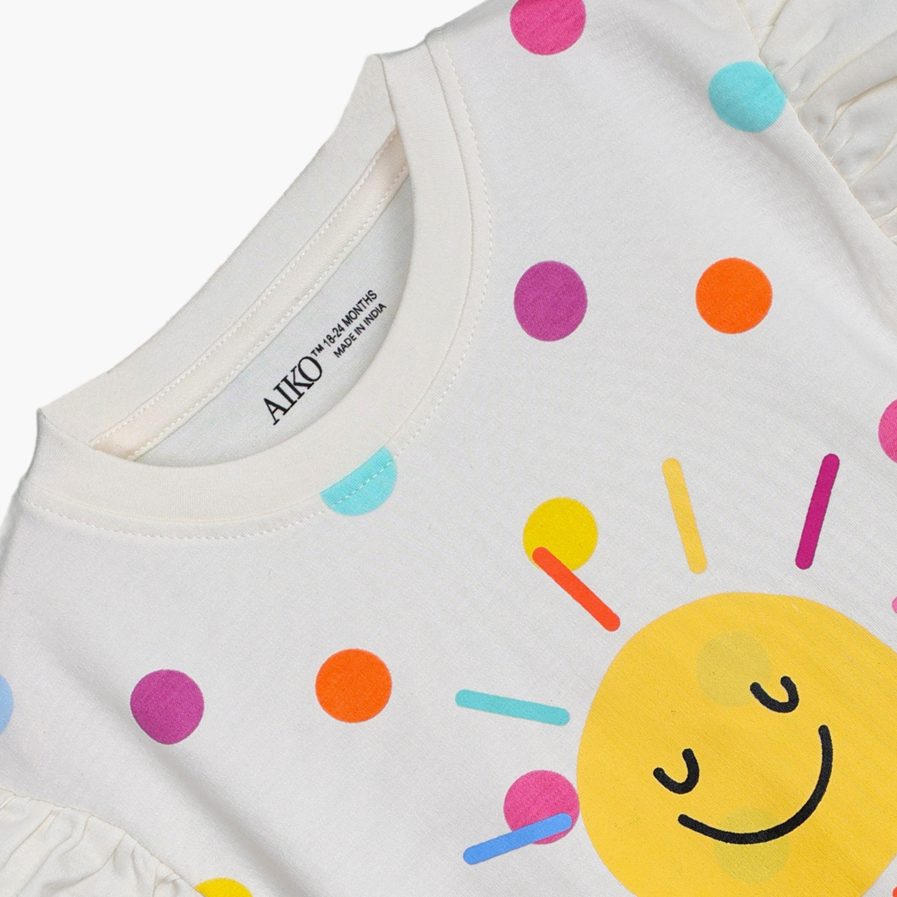 فستان بأكمام كاب مطبوع من أيكو-baby-girls-clothing-dressesandjumpsuits-image-2