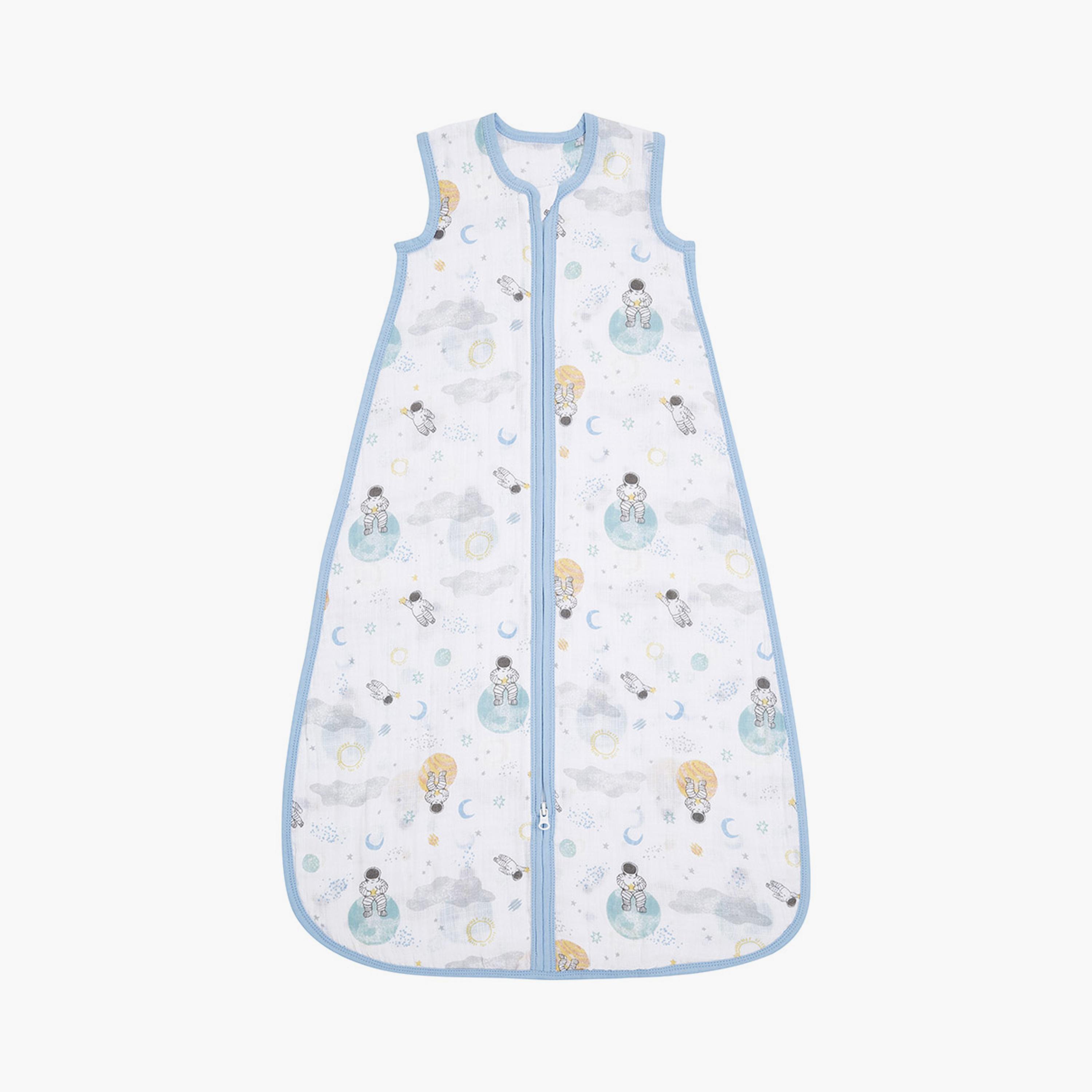 كيس نوم خفيف الوزن من قماش موسلين قطني 100% من أدين + أنايس - سبيس إكسبلوريرز-baby-nursery-blanketsandswaddles-swaddlesandsleepingbags-image-1