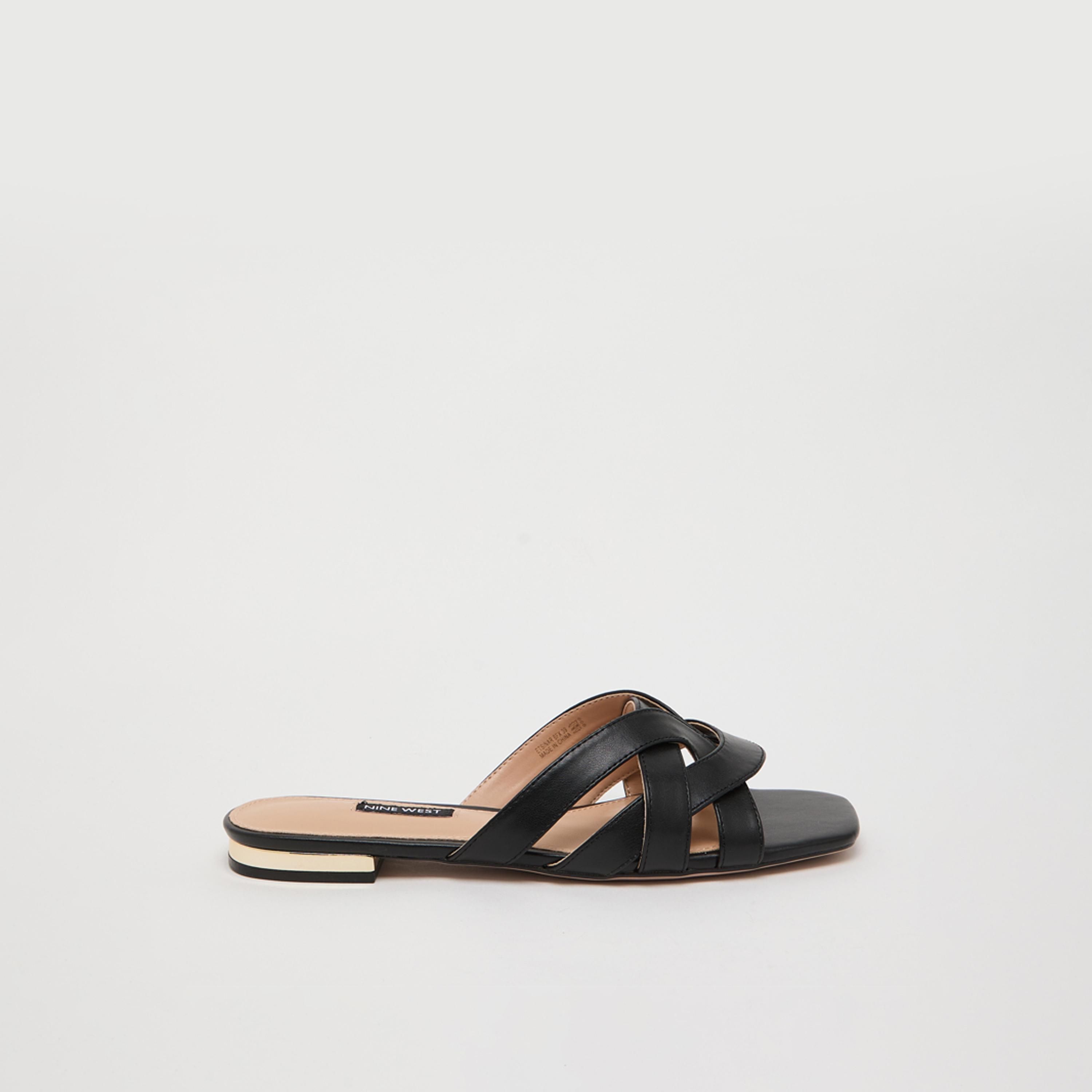 ناين ويست - صندل نسائي مسطح سهل الارتداء | ETSINAR6FX-women-shoes-sandals-flats-image-2