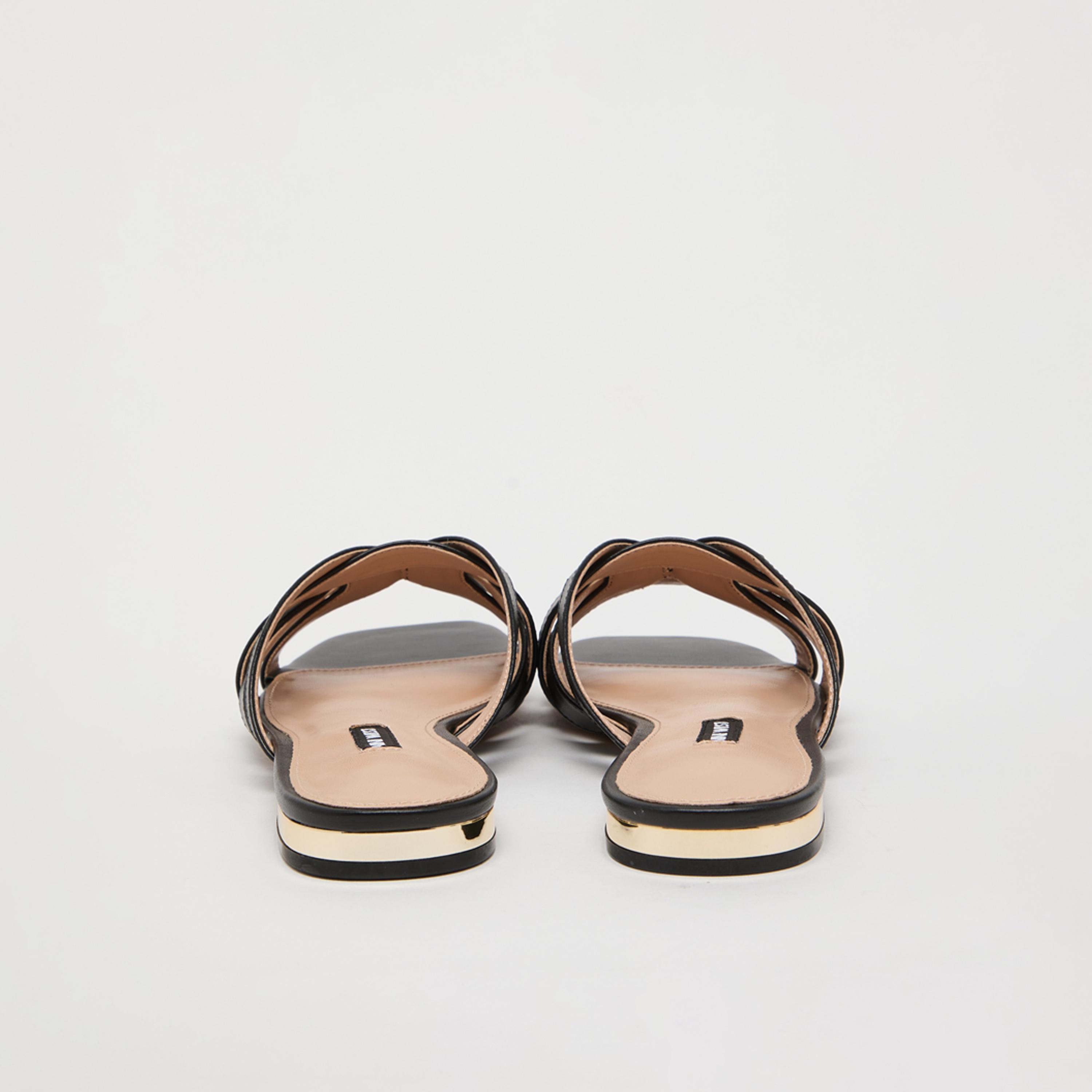 ناين ويست - صندل نسائي مسطح سهل الارتداء | ETSINAR6FX-women-shoes-sandals-flats-image-4