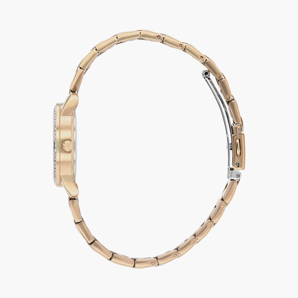 ساعة يد تناظرية بلون ذهبي وردي بسوار معدني للنساء من سيتيزين-EU 6039 86A-women-watchesandjewellery-watches-image-3