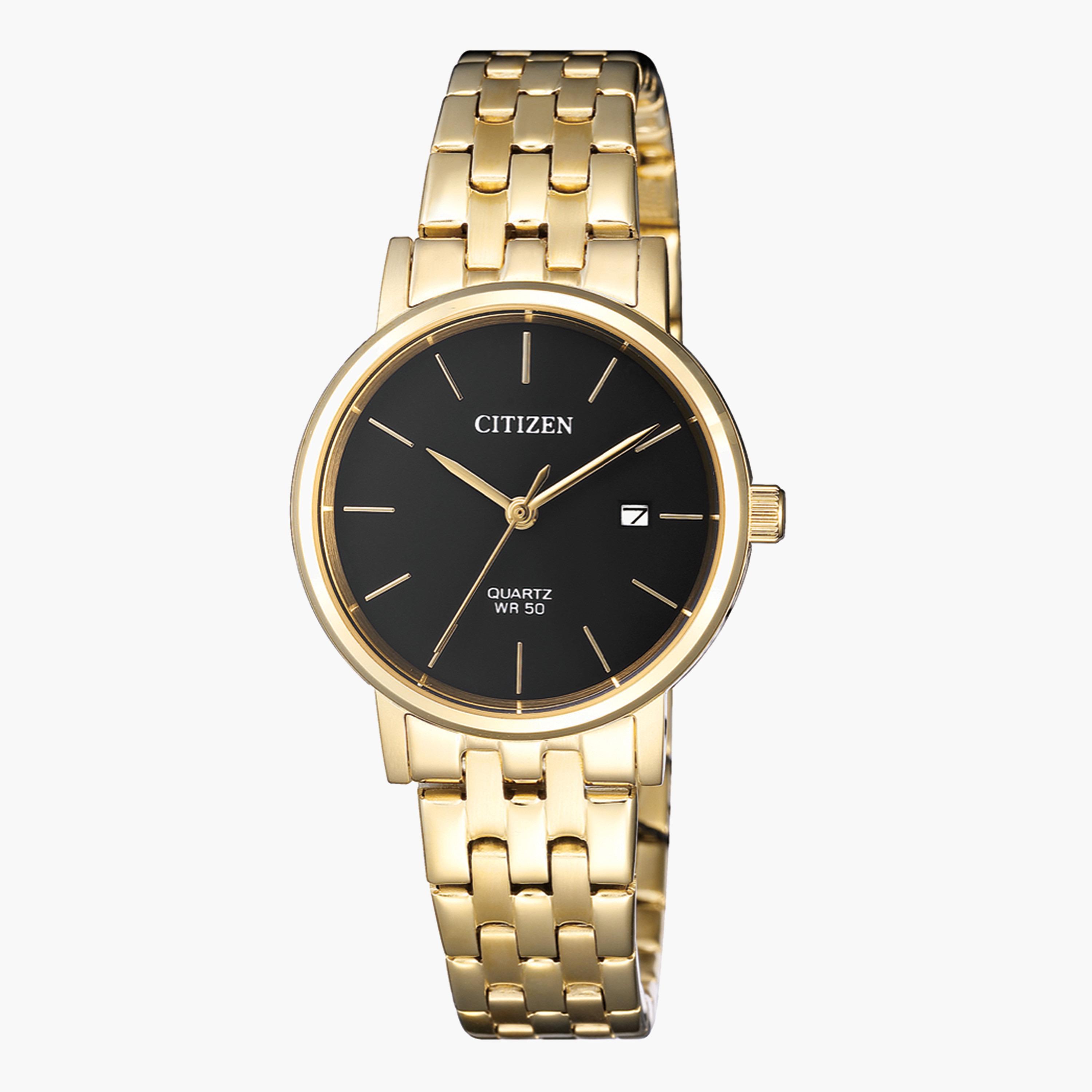 Citizen Women's Rose Gold Analog Metal Strap Watch EU6092 59E-women-watchesandjewellery-watches-image-1