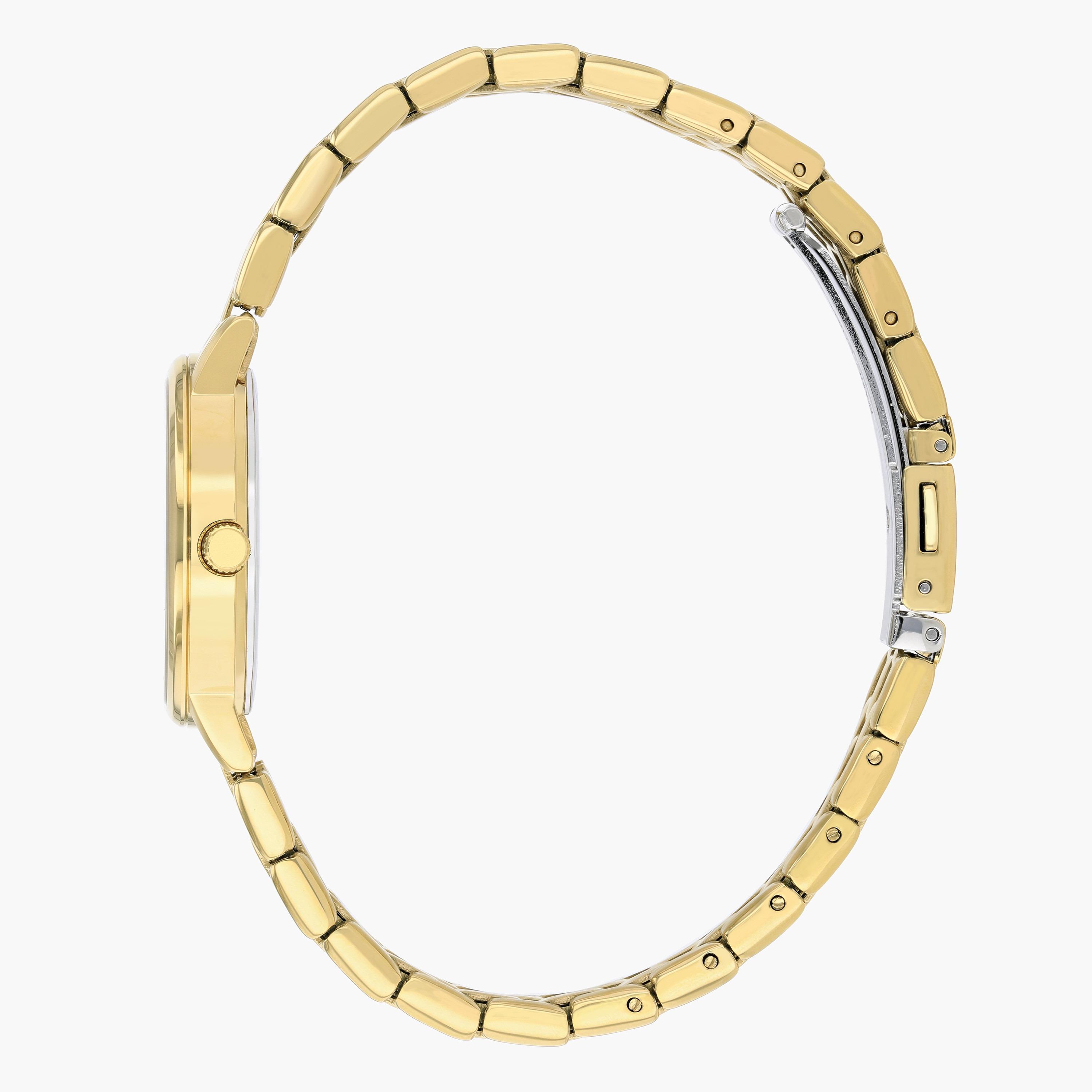 ساعة تناظرية وردية ذهبية بحزام معدني للنساء من سيتيزن - EU6092 59E-women-watchesandjewellery-watches-image-3