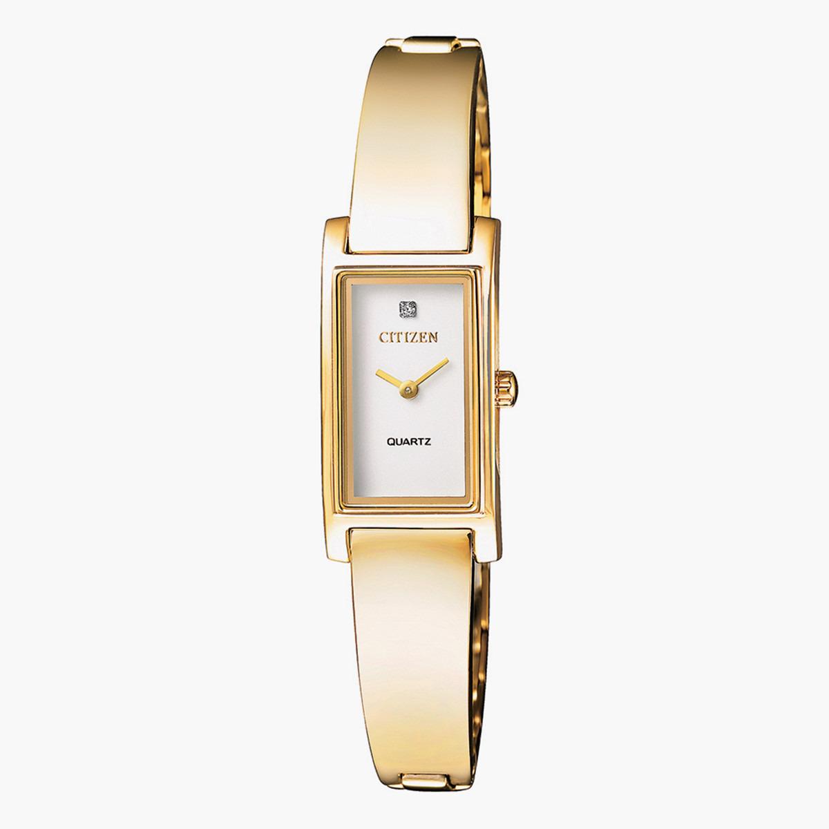 ساعة يد تناظريّة بحزام معدني ذهبي للنساء من سيتيزن EZ 6362 54A-women-watchesandjewellery-watches-image-1