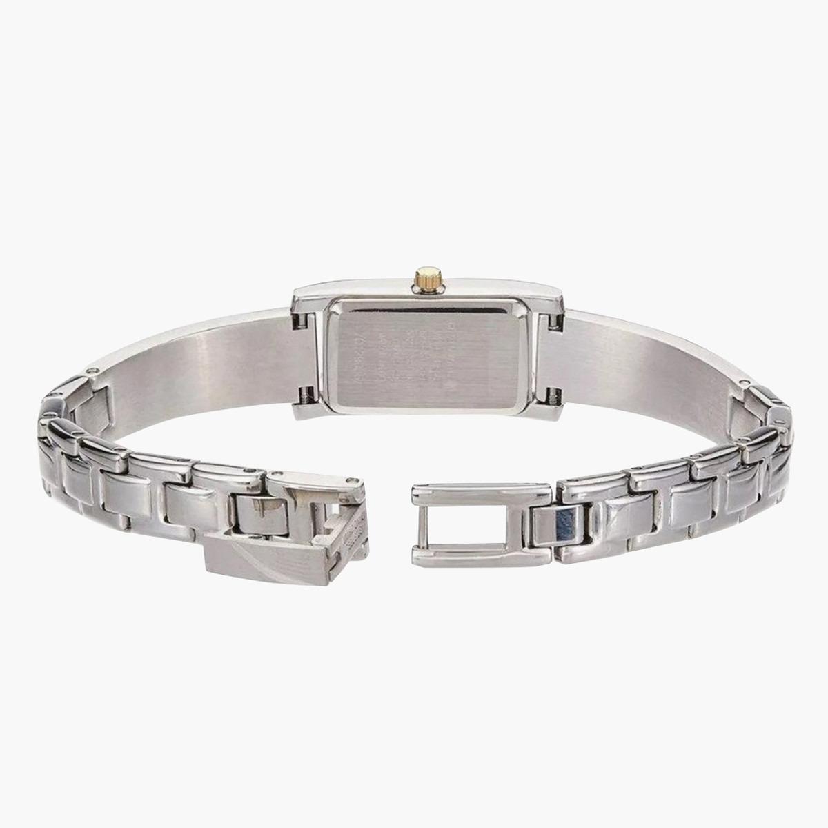 ساعة يد تناظرية بلون ذهبي وفضي بسوار معدني للنساء من سيتيزن-EZ 6364 59E-women-watchesandjewellery-watches-image-2