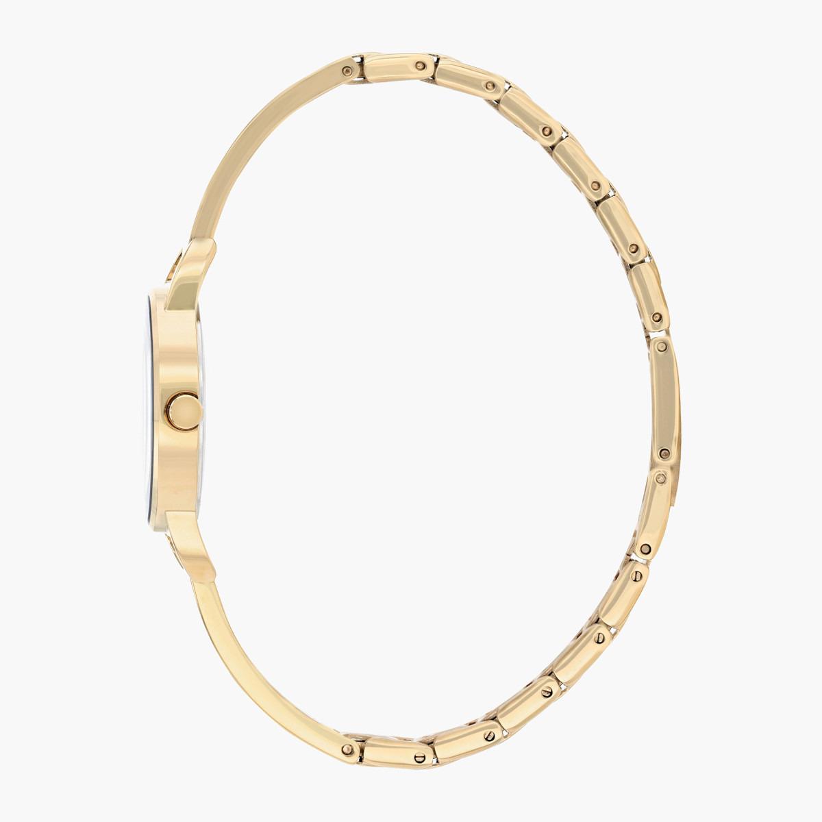 ساعة تناظرية وردية ذهبية بحزام معدني للنساء من سيتيزن - EZ6373 58L-women-watchesandjewellery-watches-image-3