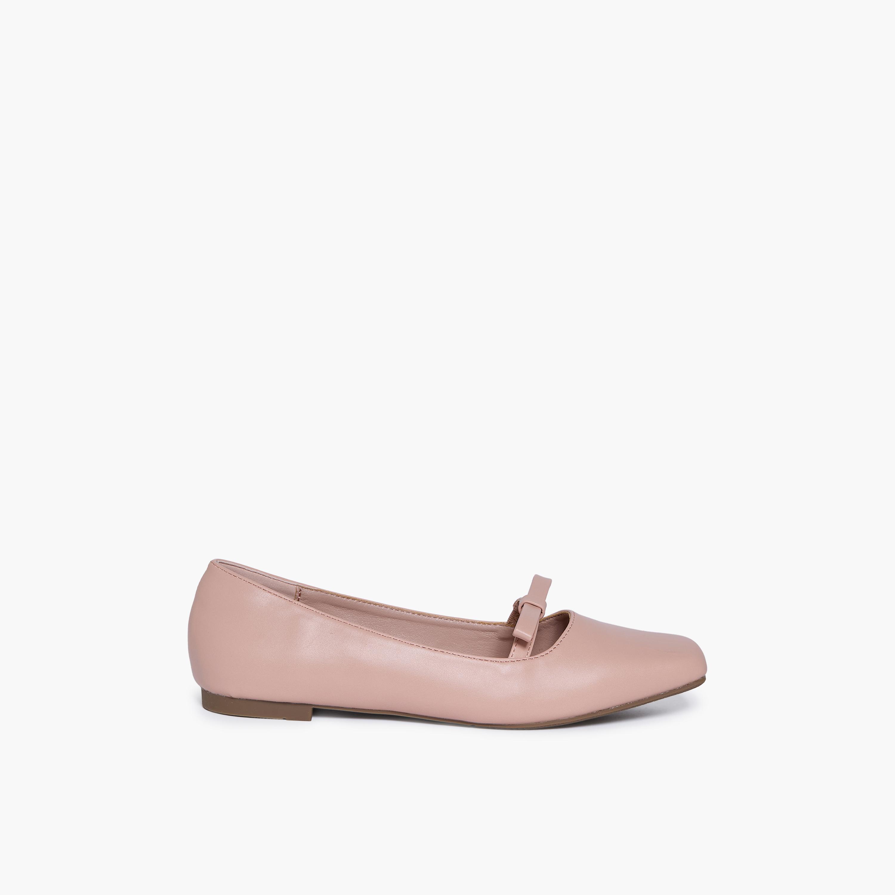 جيومني - حذاء باليرينا جوليا1 سهل الارتداء مسطح مقدمة مربعة للنساء | F2503-11-PINK-women-shoes-ballerinas-image-4