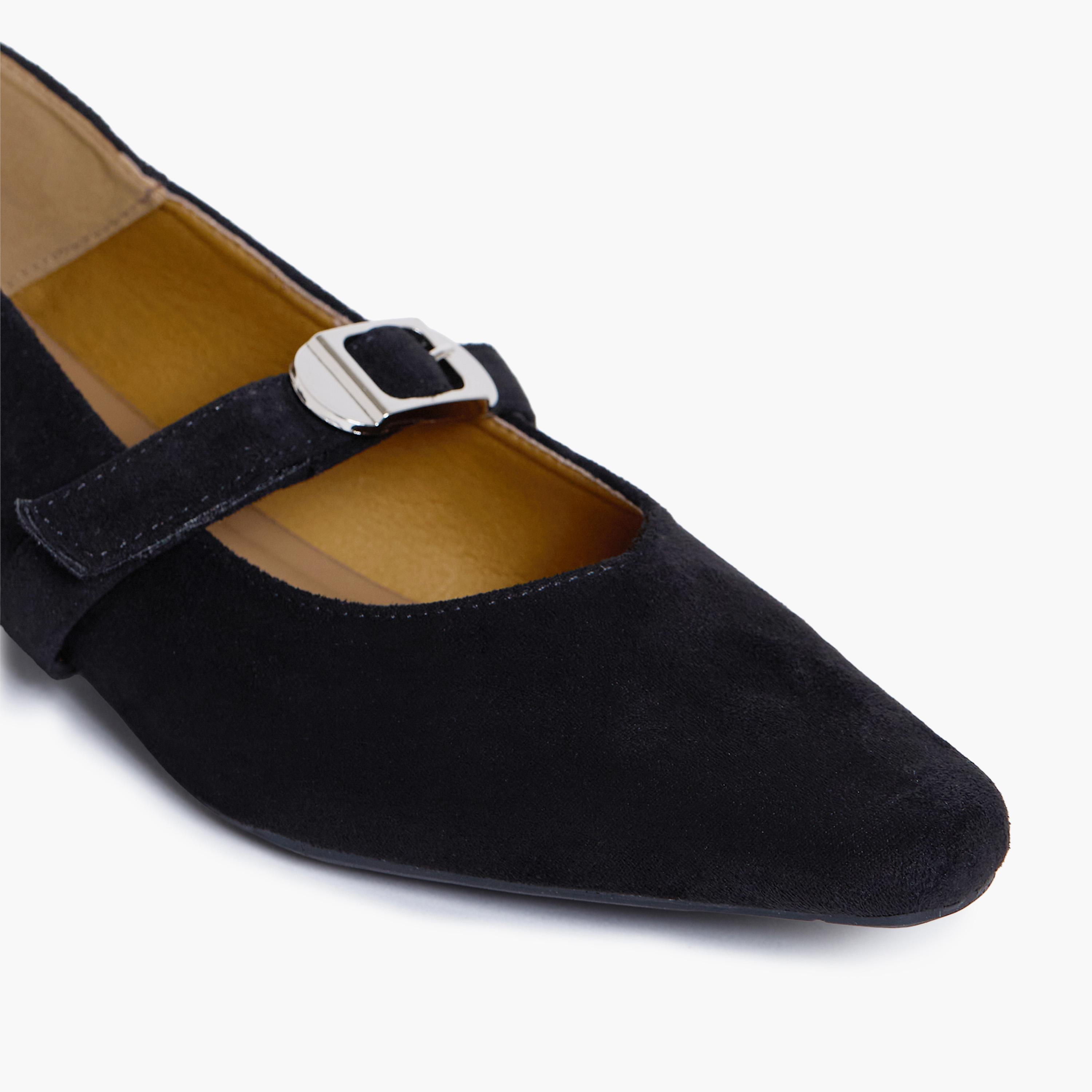 جيومني - حذاء ماري جين جولييت1 سهل الارتداء مسطح للنساء | F2503-14-BLACK-women-shoes-ballerinas-image-2