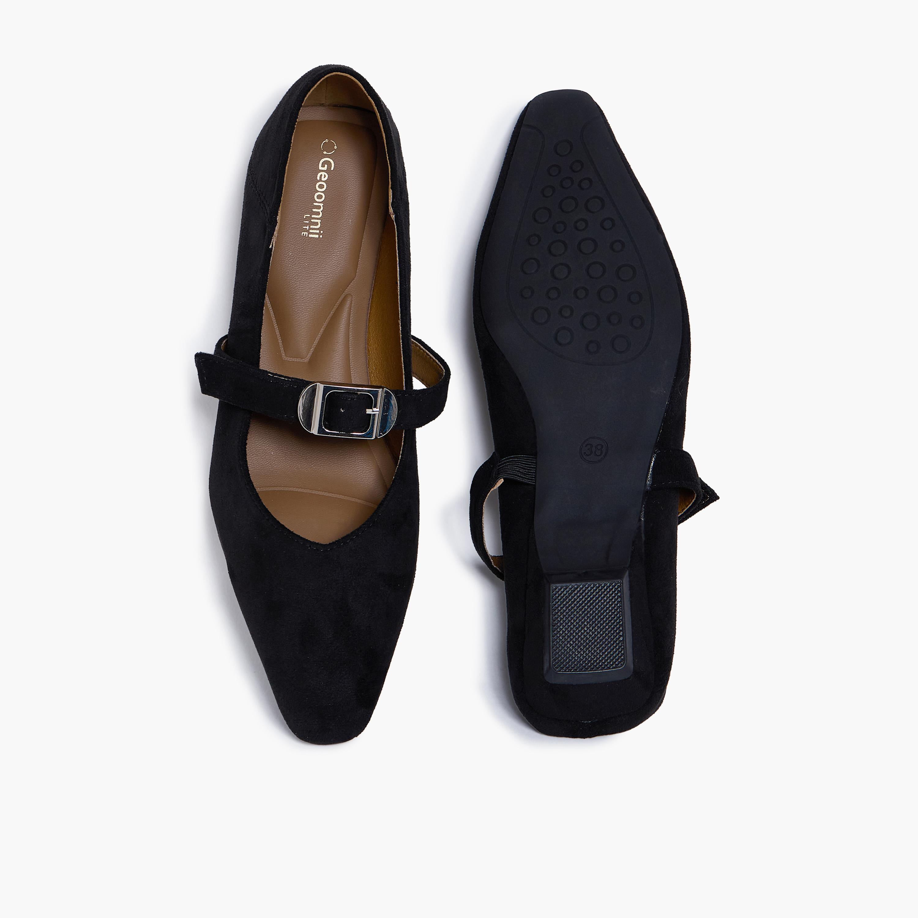 جيومني - حذاء ماري جين جولييت1 سهل الارتداء مسطح للنساء | F2503-14-BLACK-women-shoes-ballerinas-image-3