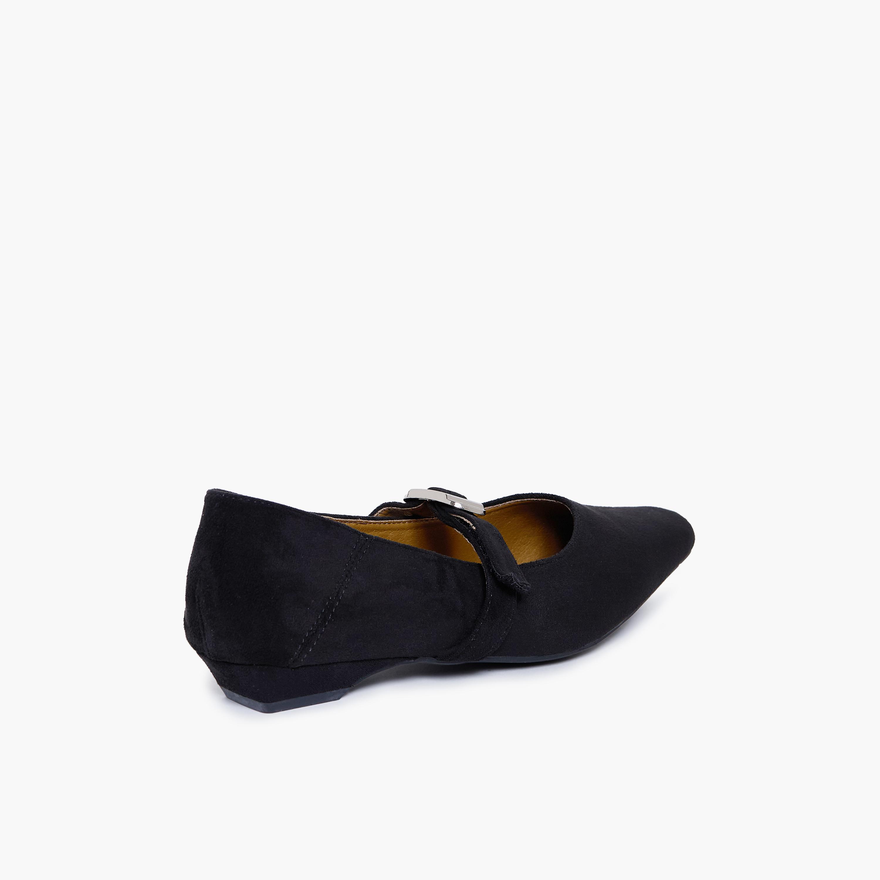 جيومني - حذاء ماري جين جولييت1 سهل الارتداء مسطح للنساء | F2503-14-BLACK-women-shoes-ballerinas-image-5