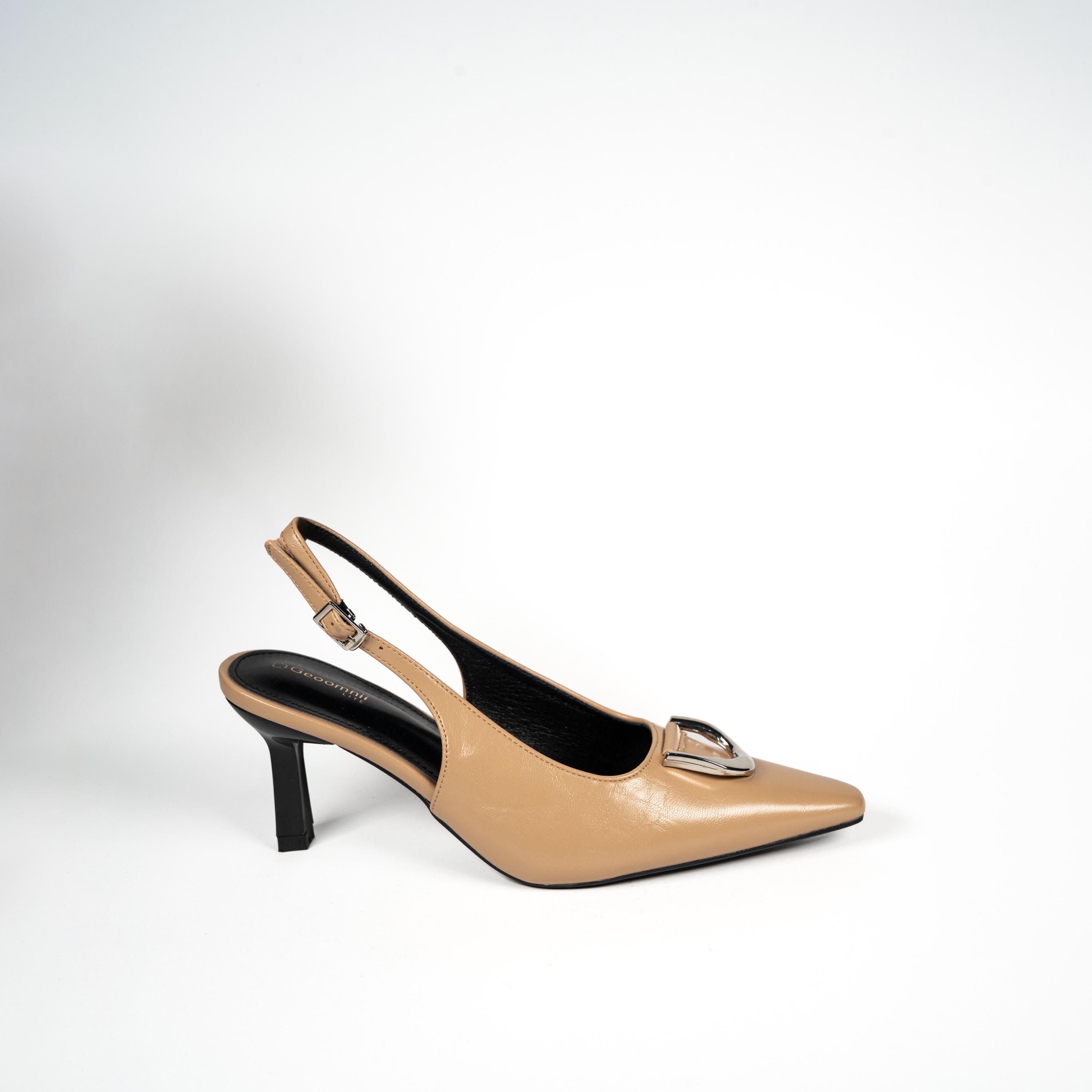 جيومني - حذاء رايس بكعب عالٍ مدبب وإبزيم للنساء | F2503-5-BEIGE-women-shoes-sandals-heeled-image-4