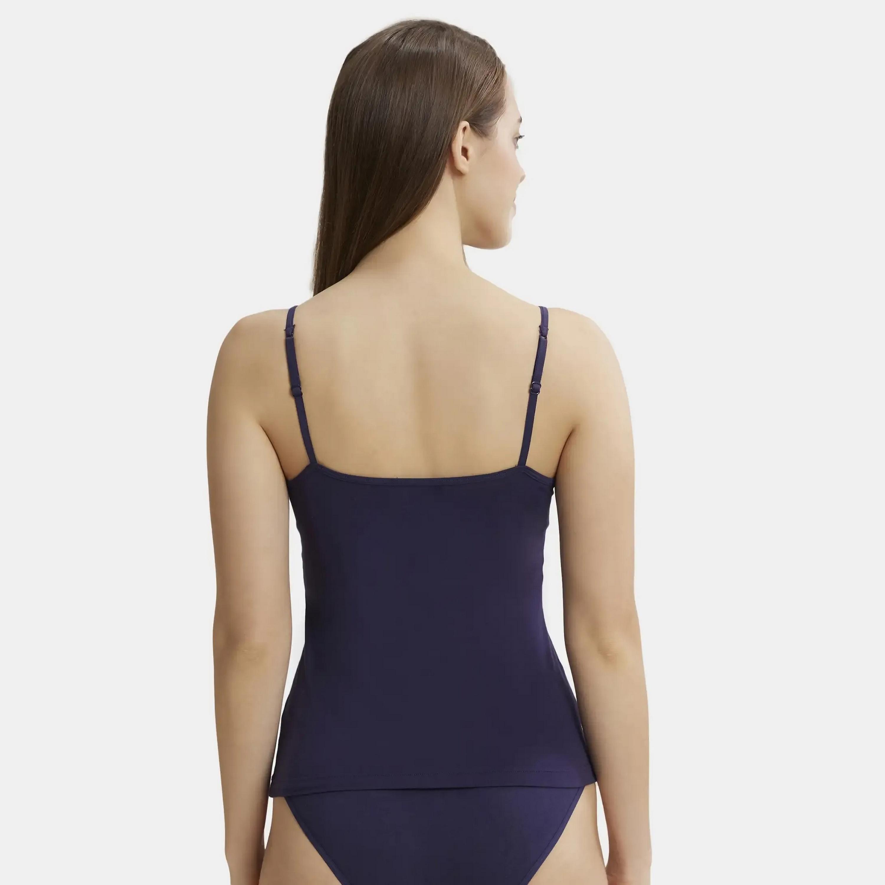 قميص داخلي نسائي بحمالات كتف مطرزة من جوكي-women-clothing-lingerie-camisoles-image-2
