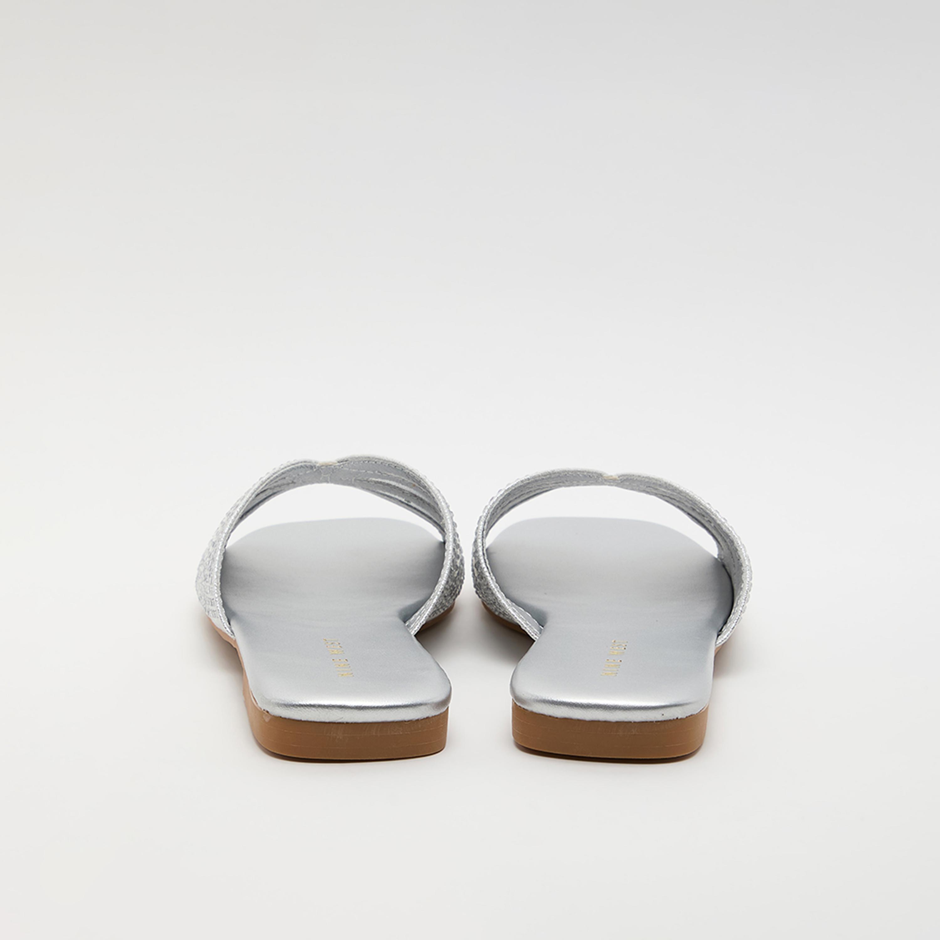 ناين ويست - صندل نسائي مسطح سهل الارتداء | FEE2526-women-shoes-sandals-flats-image-5