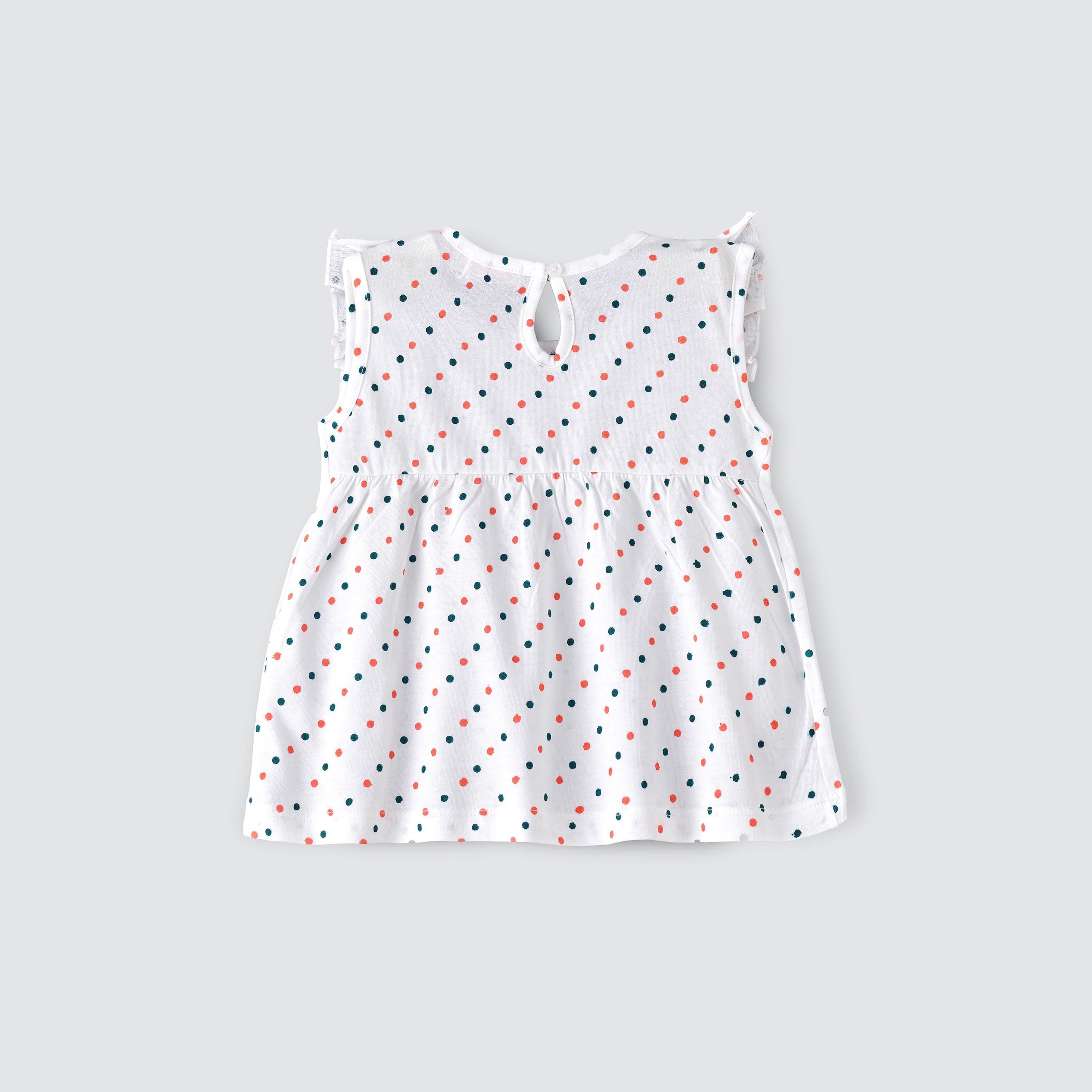 UniqKidz Printed Cap Sleeves T-Shirt-baby-girls-clothing-tshirts-image-2