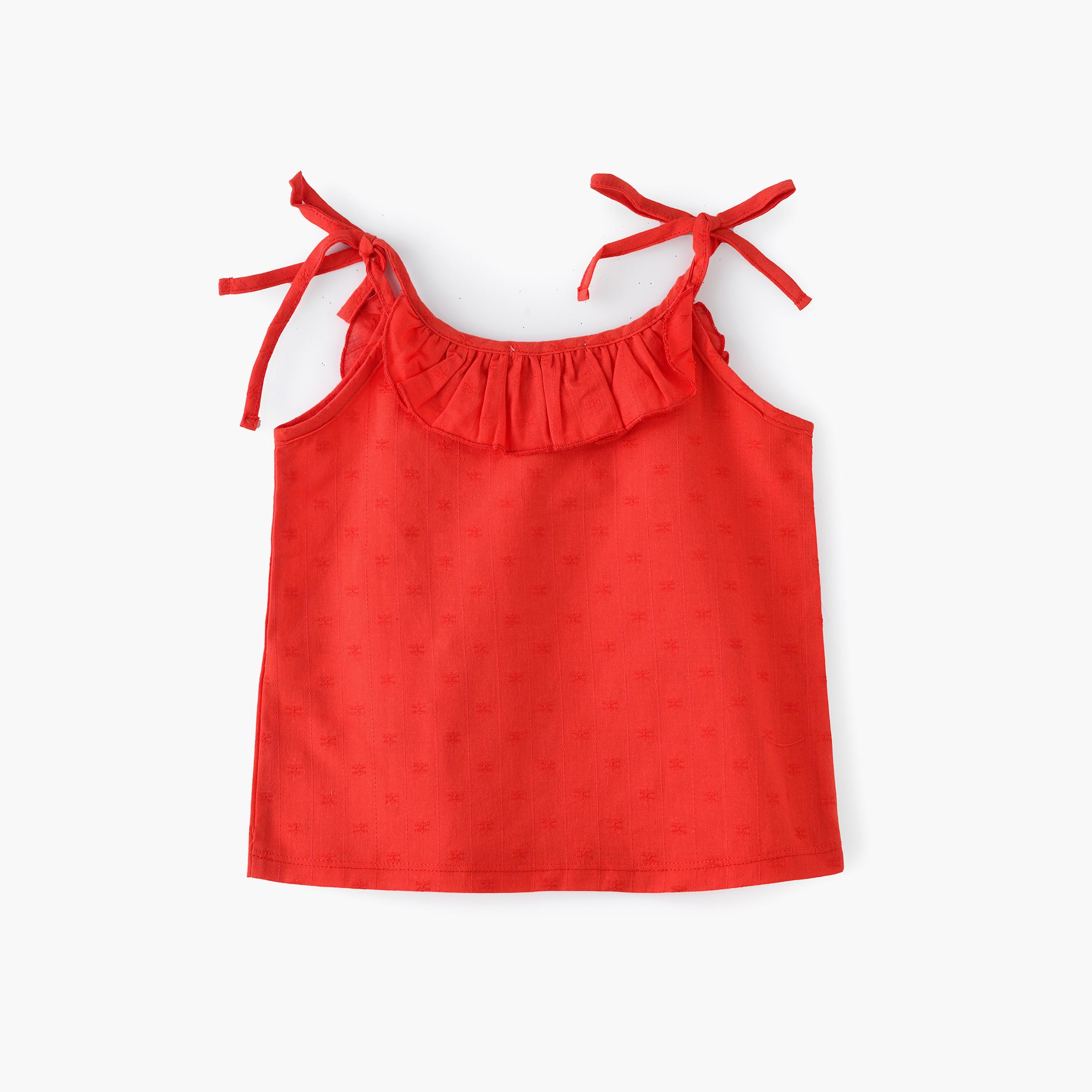 بلوزة بدون أكمام بطبعات الزهور من يونيك كيدز-baby-girls-clothing-blousesandshirts-image-3