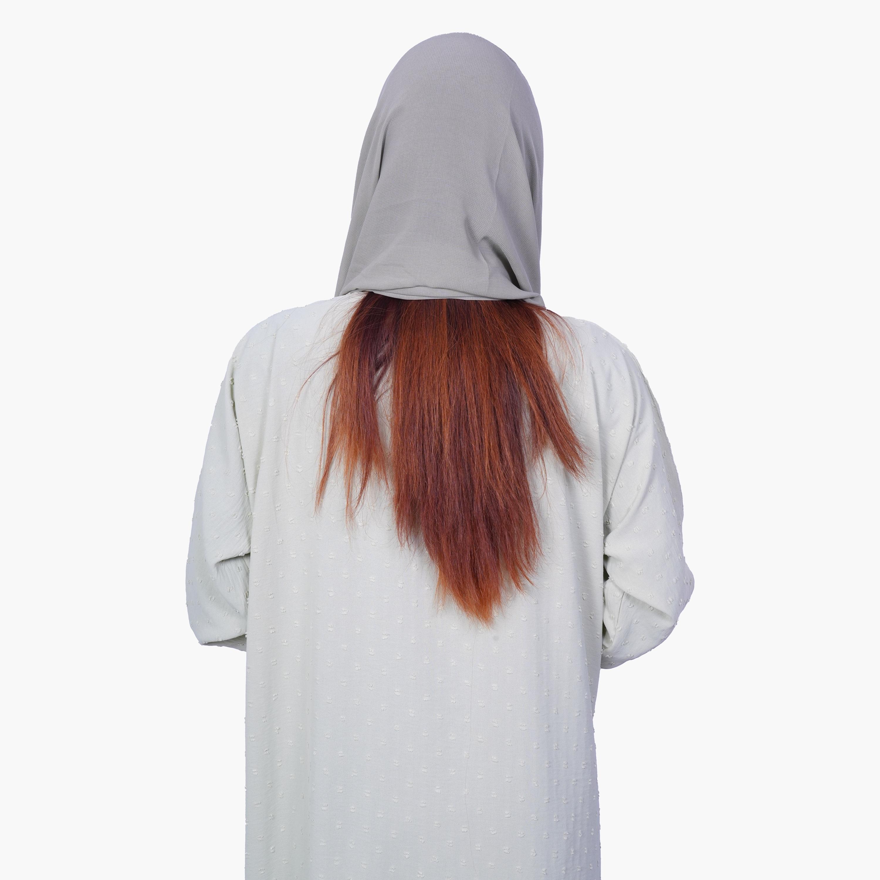 Fashion Line Serene Simplicity Dobby Abaya with Hijab-women-arabicclothing-abayas-image-5