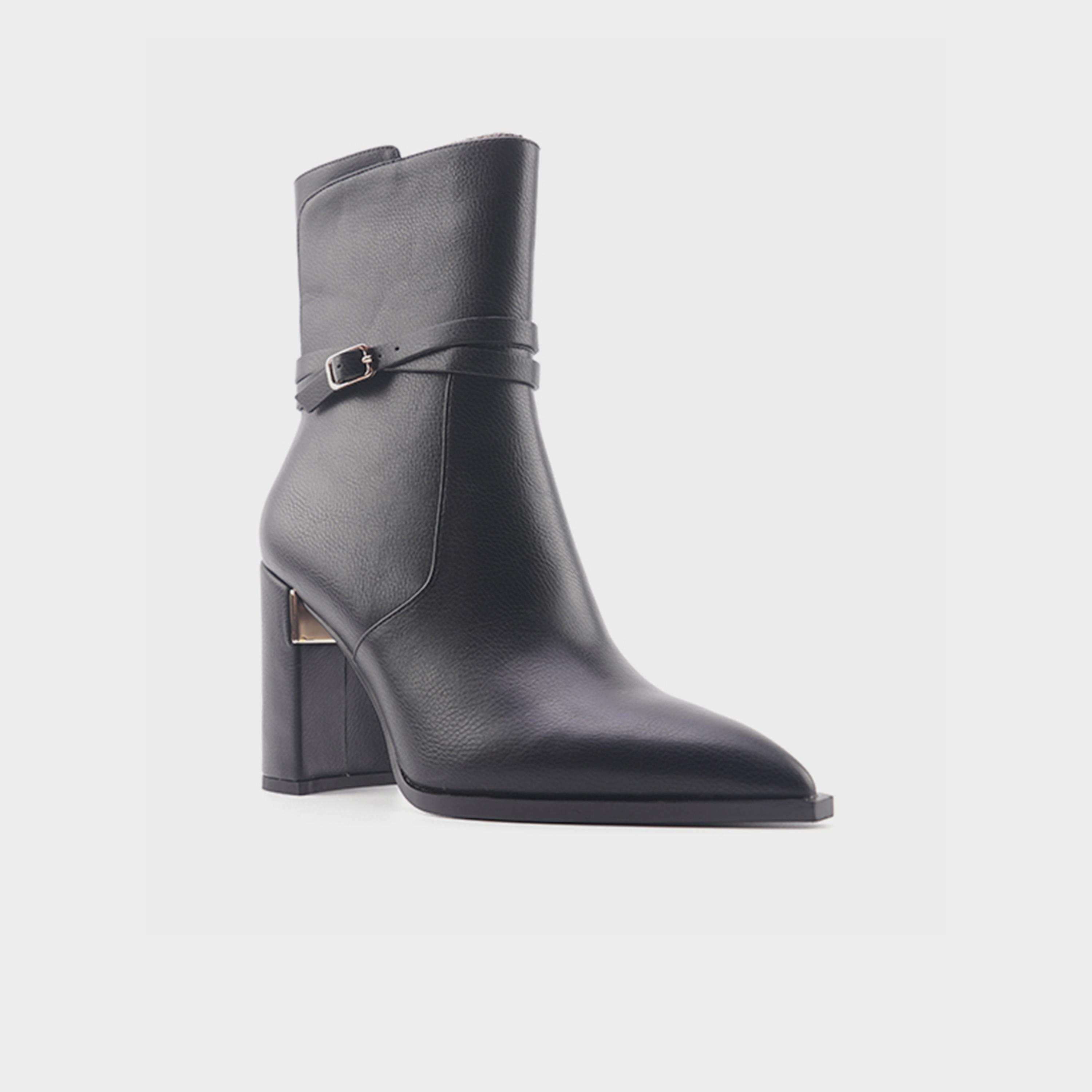 ناين ويست-  حذاء نسائي بسحاب فلور 4بي ار بكعب عالٍ-women-shoes-boots-image-5