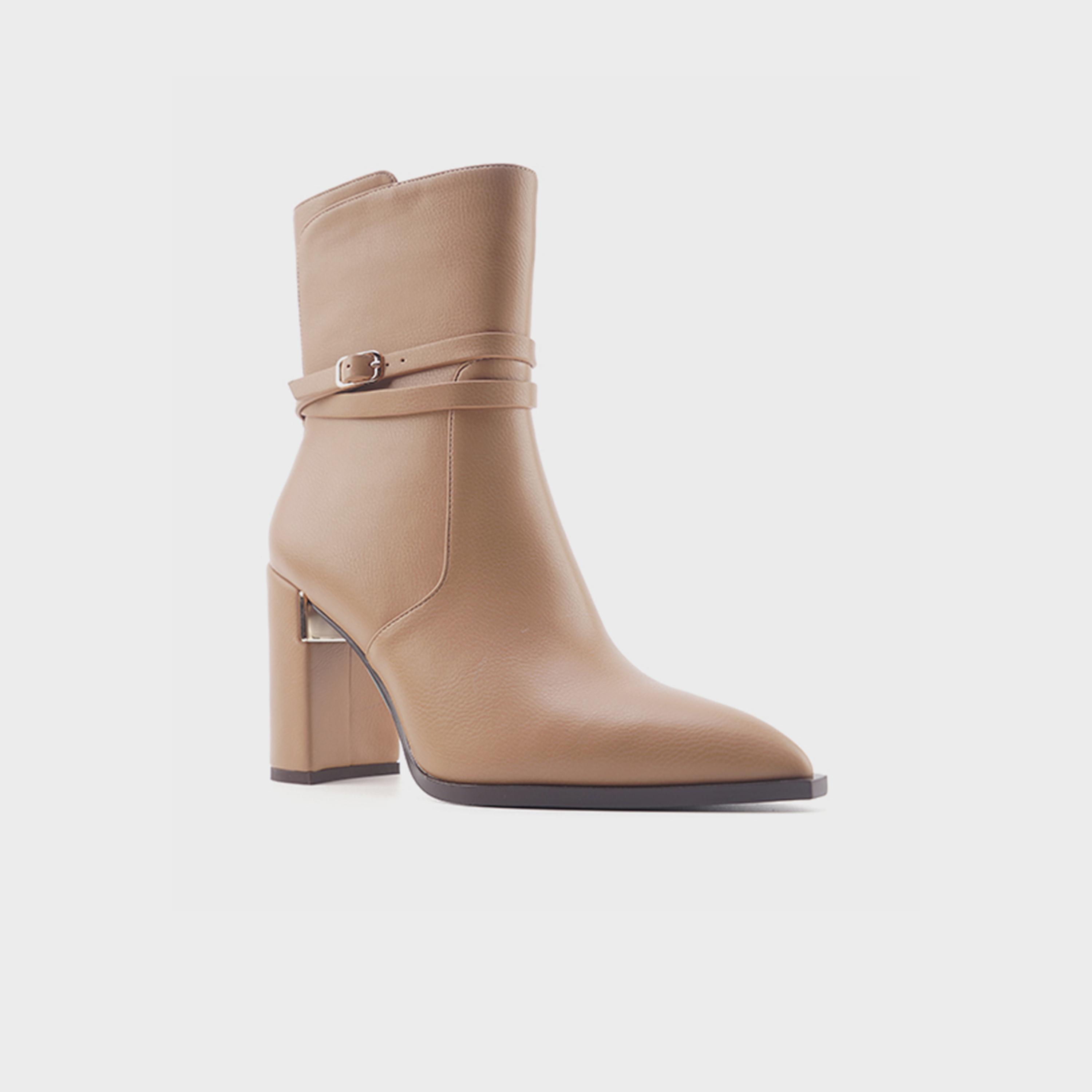ناين ويست-  حذاء نسائي بسحاب فلور 4بي ار بكعب عالٍ-women-shoes-boots-image-1