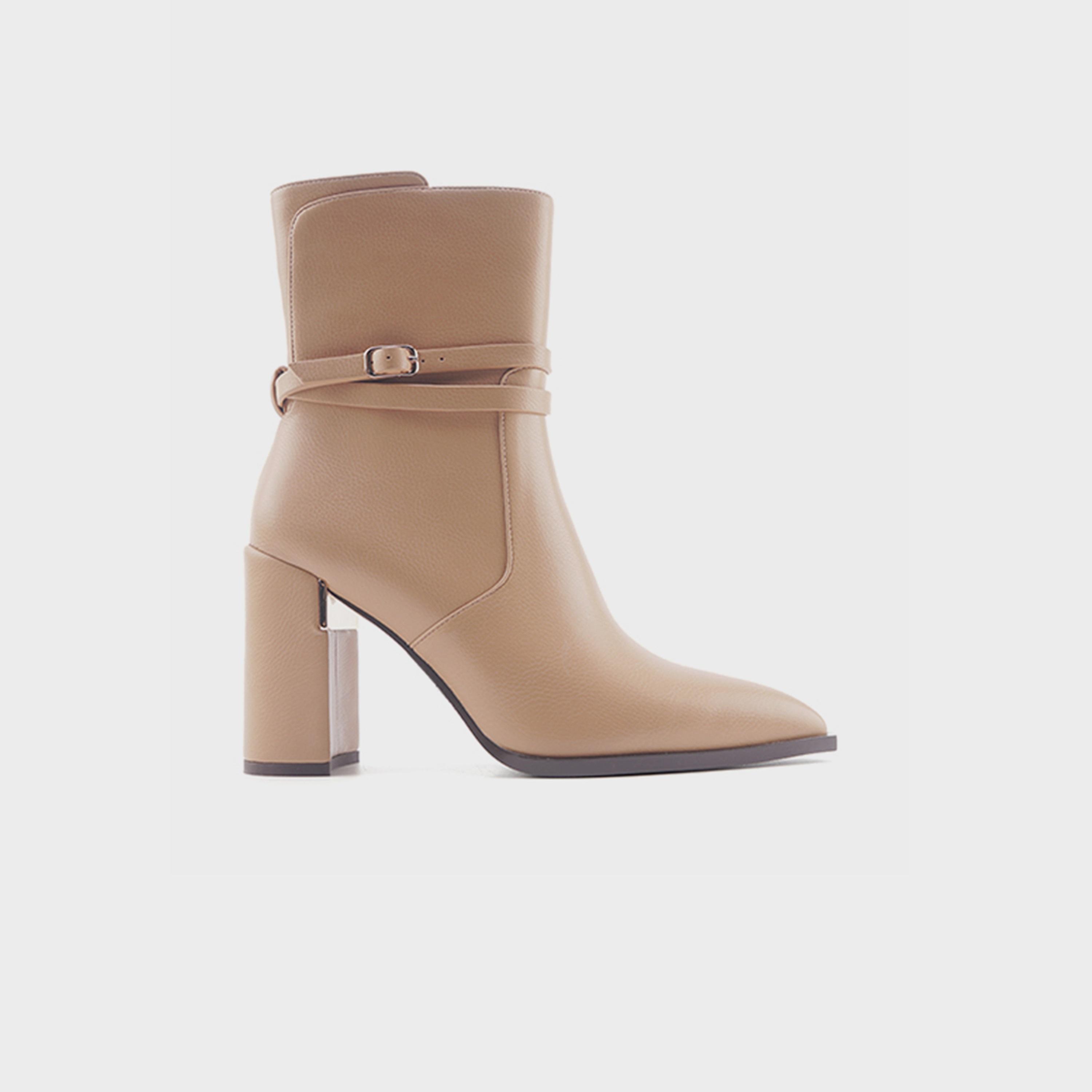 ناين ويست-  حذاء نسائي بسحاب فلور 4بي ار بكعب عالٍ-women-shoes-boots-image-2