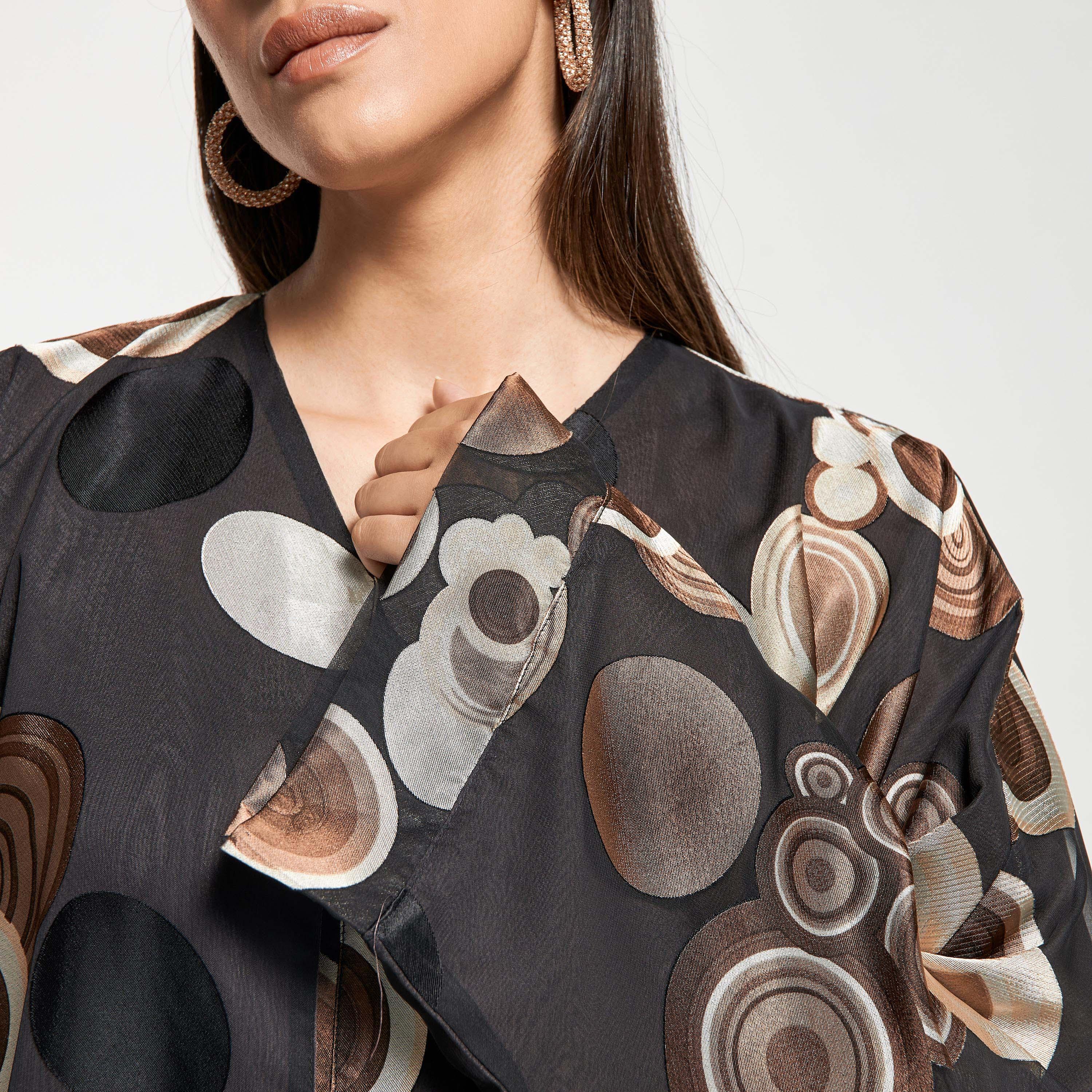 Hadiyath Al Madinah All-Over Print Abaya with Hijab-women-arabicclothing-abayas-image-3