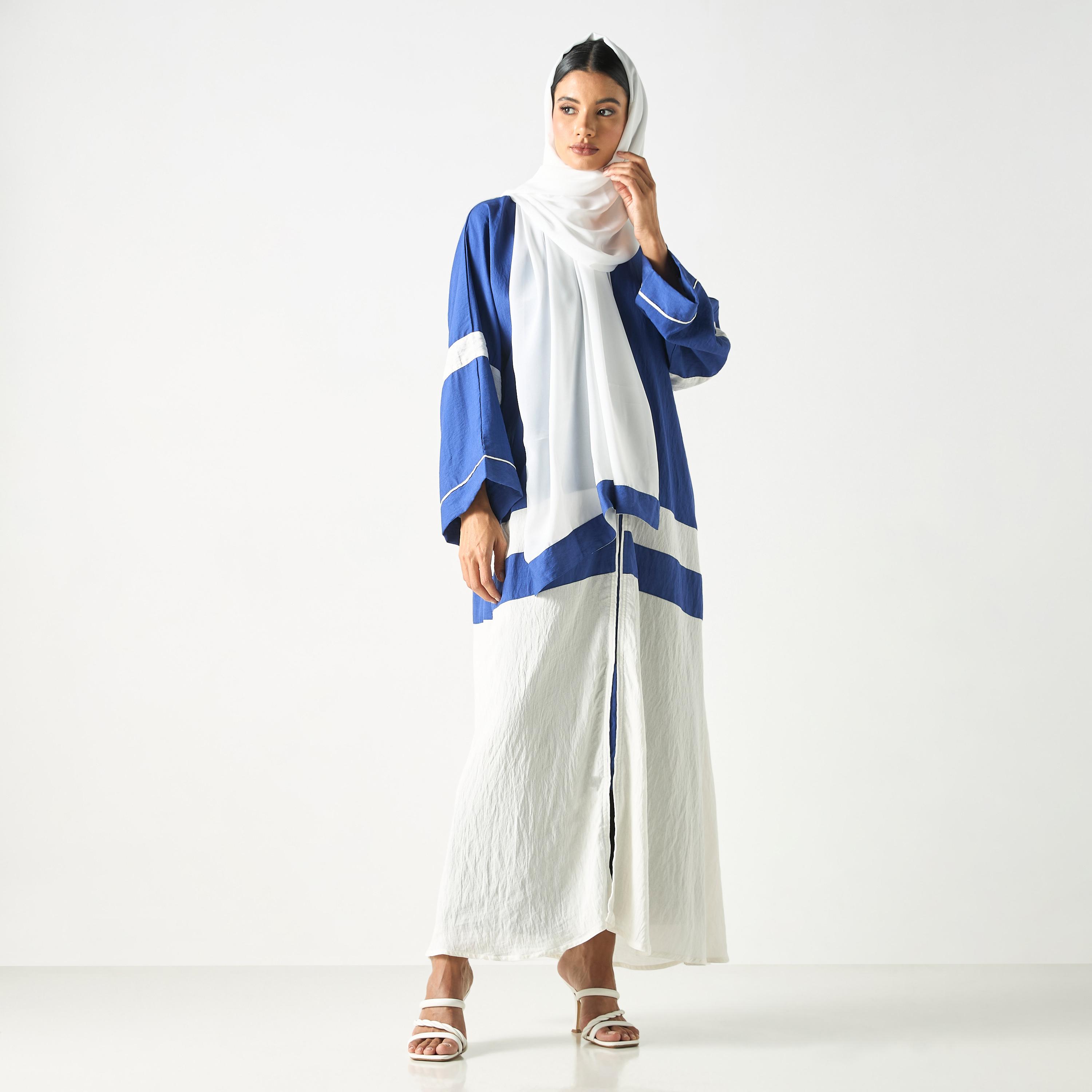 عباية بلونين مع حجاب من هدية المدينة-women-arabicclothing-abayas-image-4