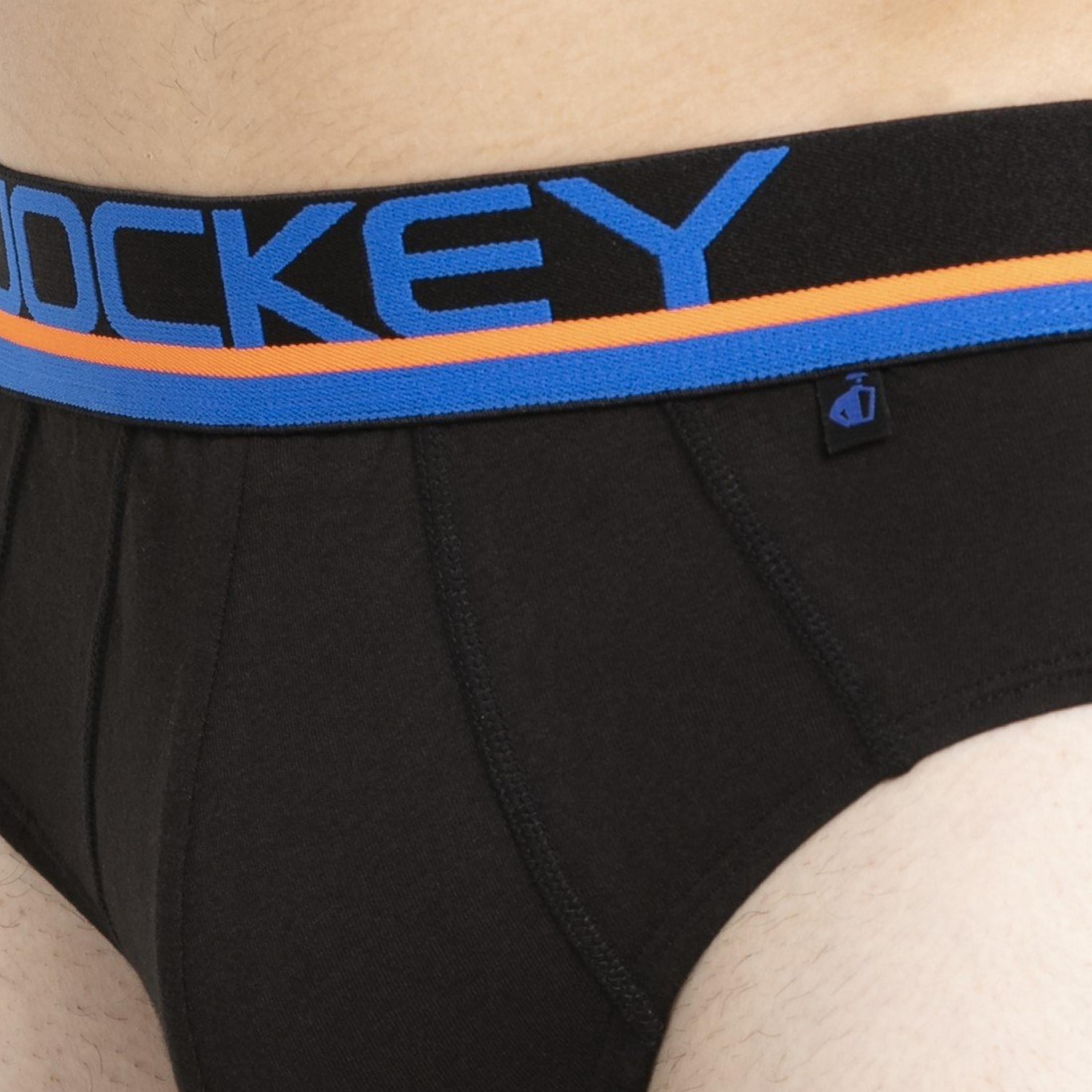Jockey Assorted Brand Print Waistband Men's Briefs-men-clothing-innerwear-underwear-image-4