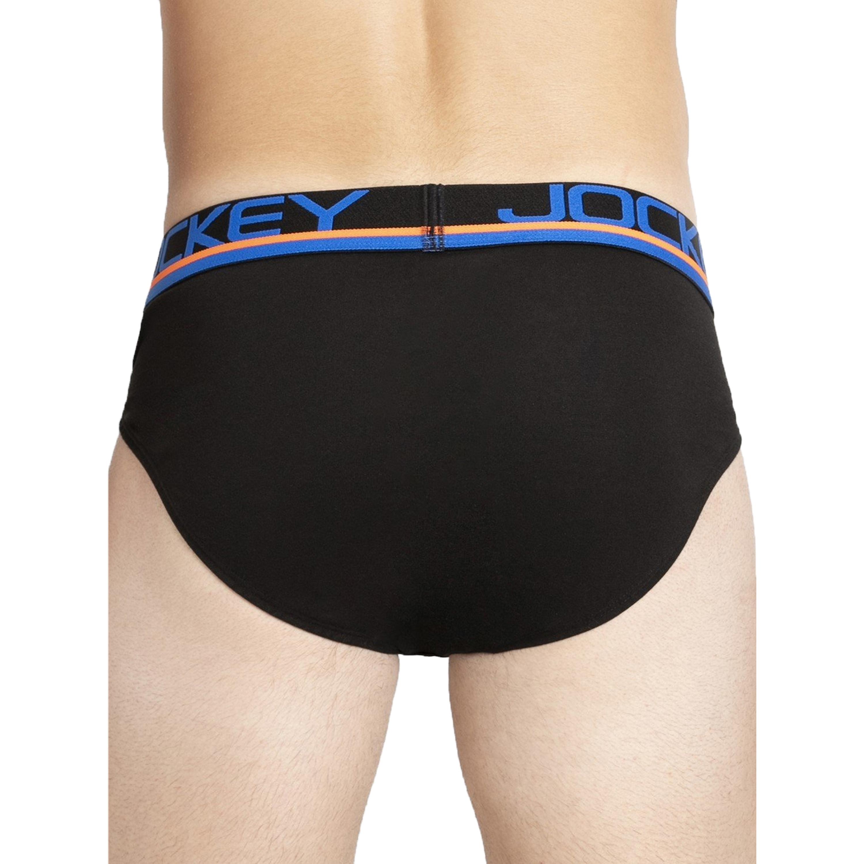 Jockey Assorted Brand Print Waistband Men's Briefs-men-clothing-innerwear-underwear-image-5