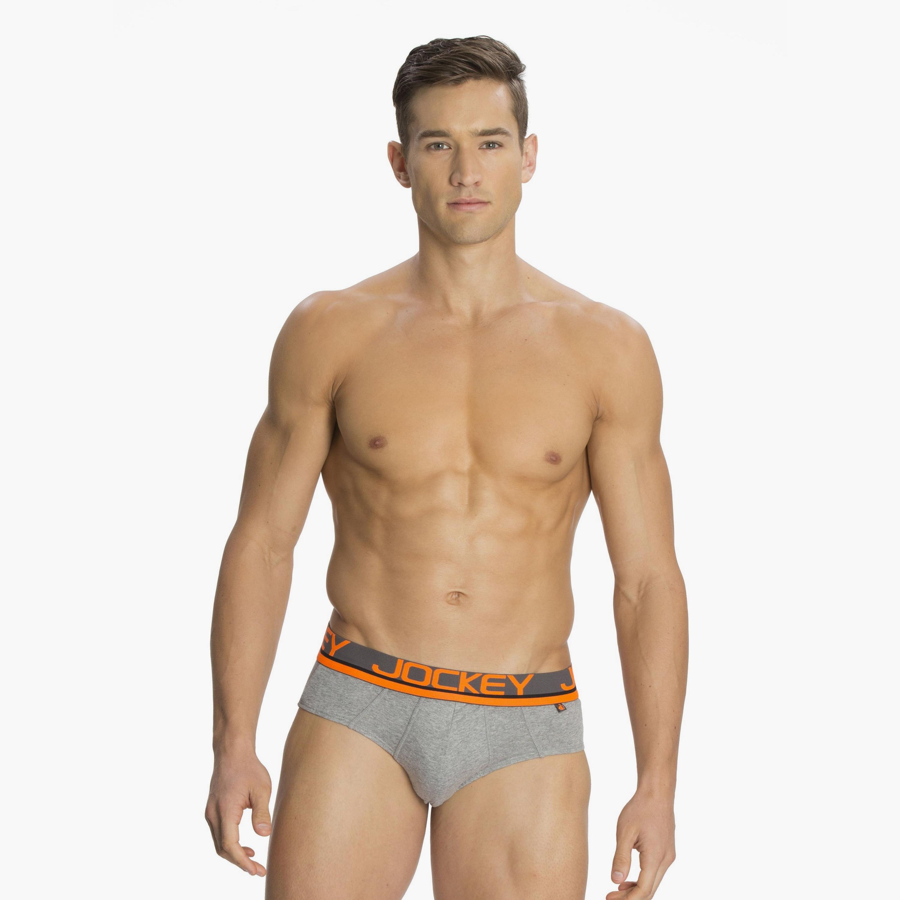 Jockey Brand Print Waistband Men's Briefs-men-clothing-innerwear-underwear-image-1