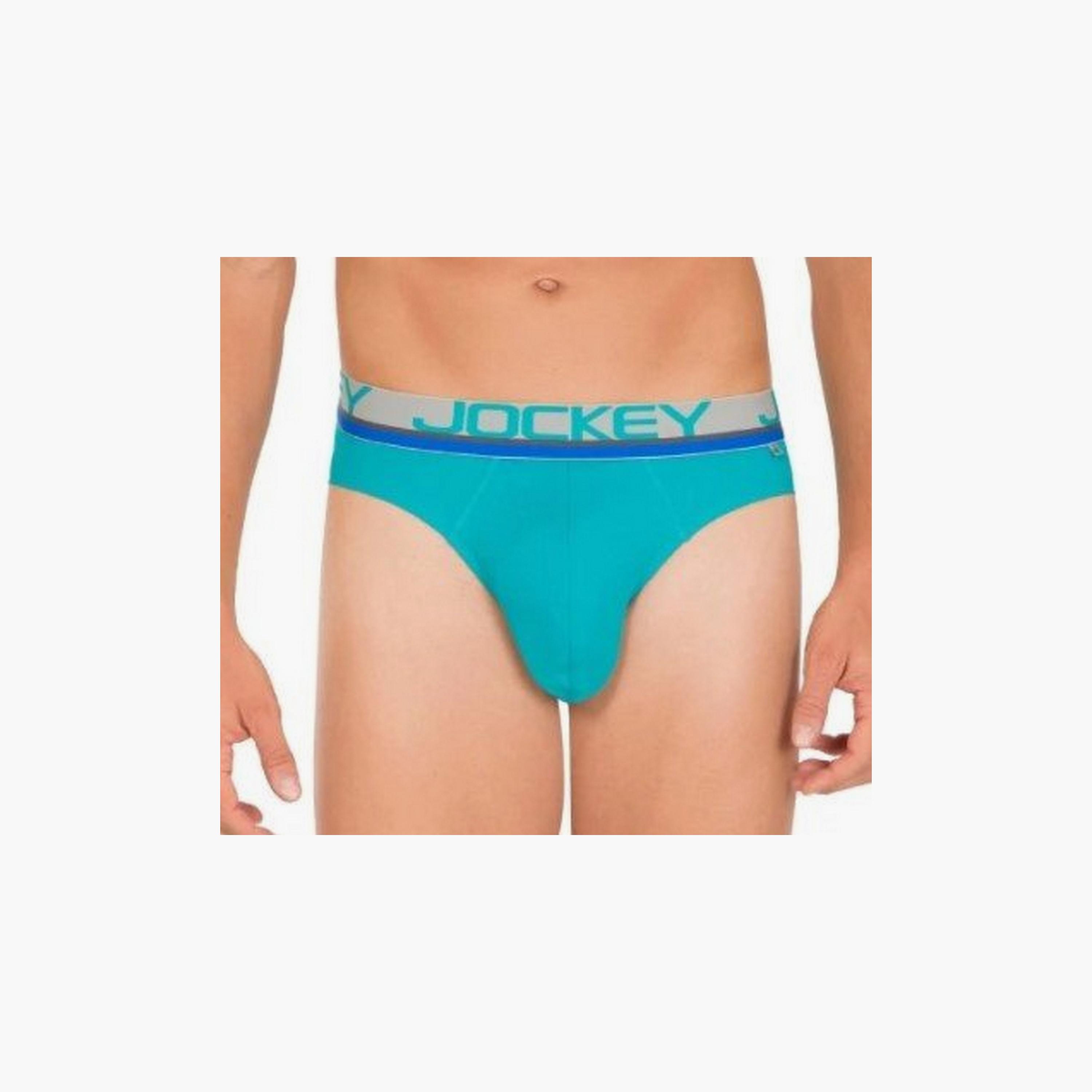 Jockey Assorted Brand Print Waistband Men's Briefs-men-clothing-innerwear-underwear-image-2
